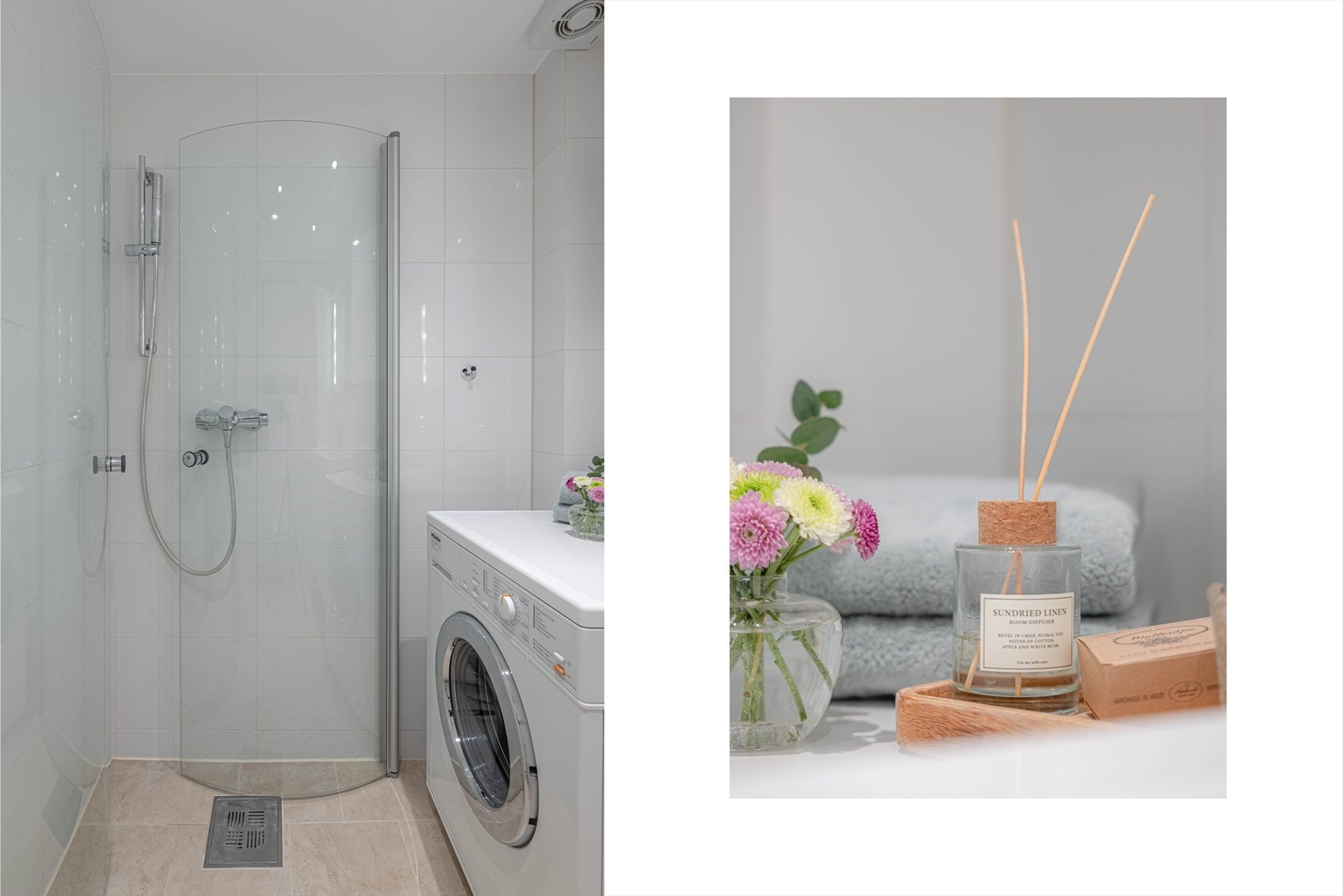 Opplegg for vaskemaskin, det er i tillegg fellesvaskeri i sameiet Galleribilde