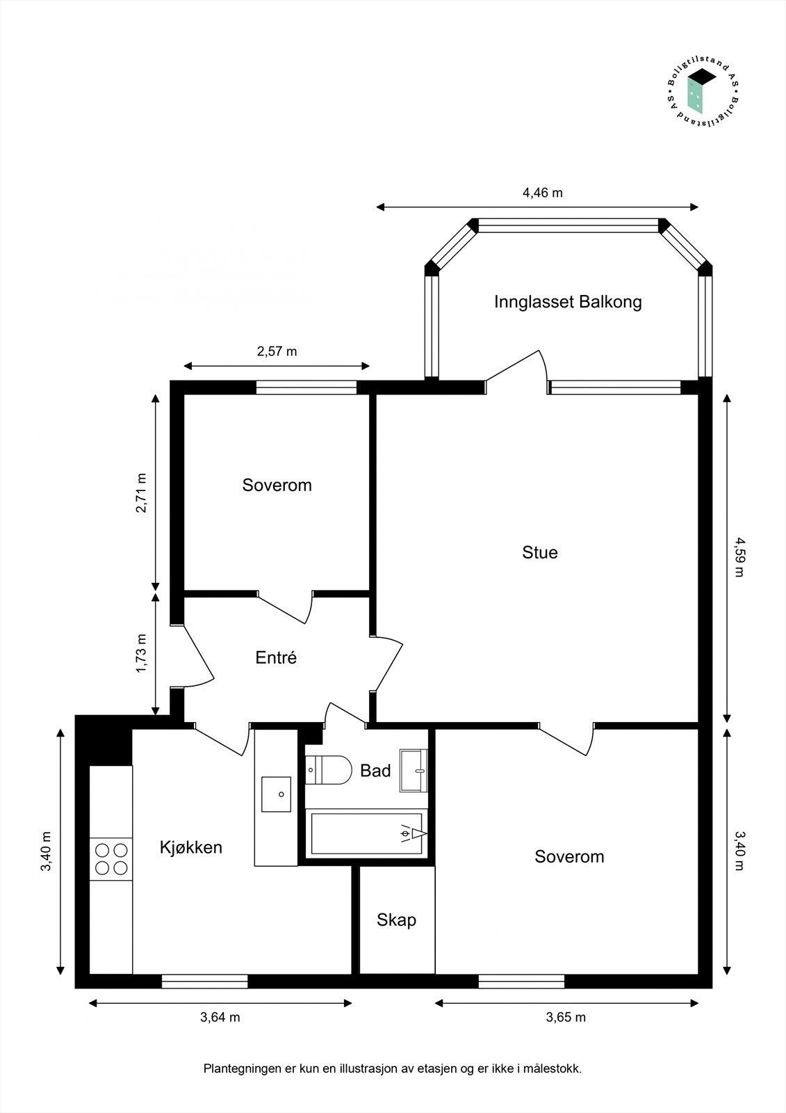 Planløsning. Galleribilde