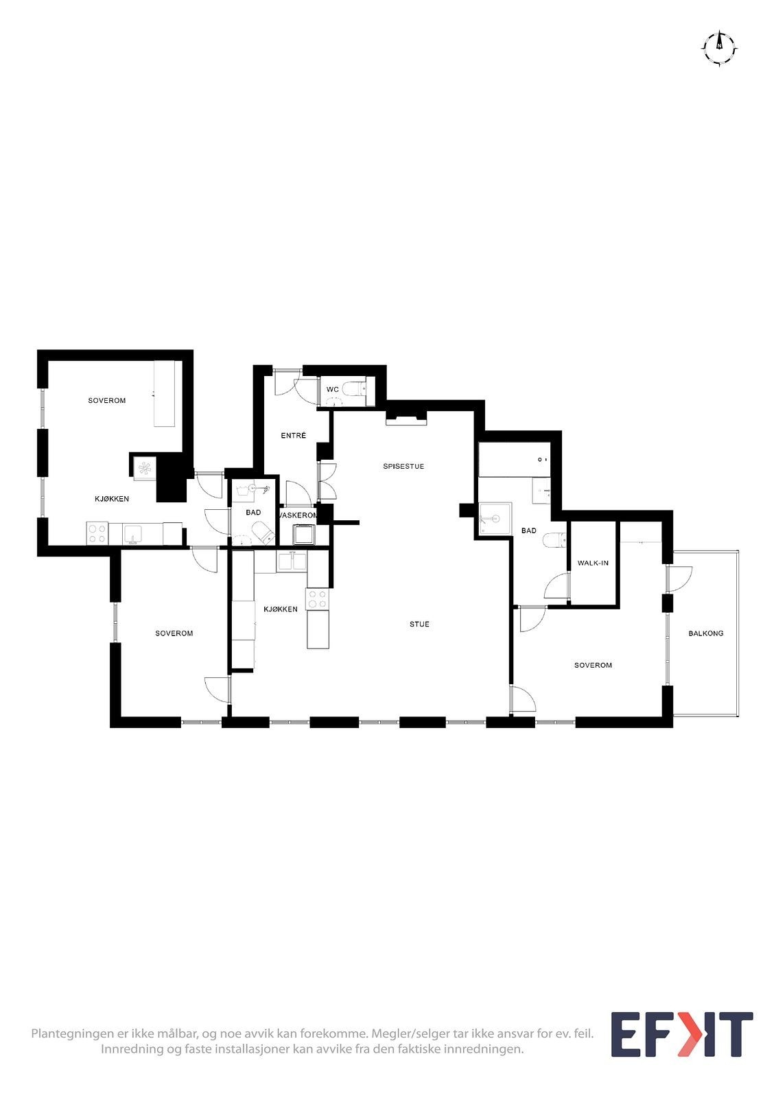 Plantegning Galleribilde