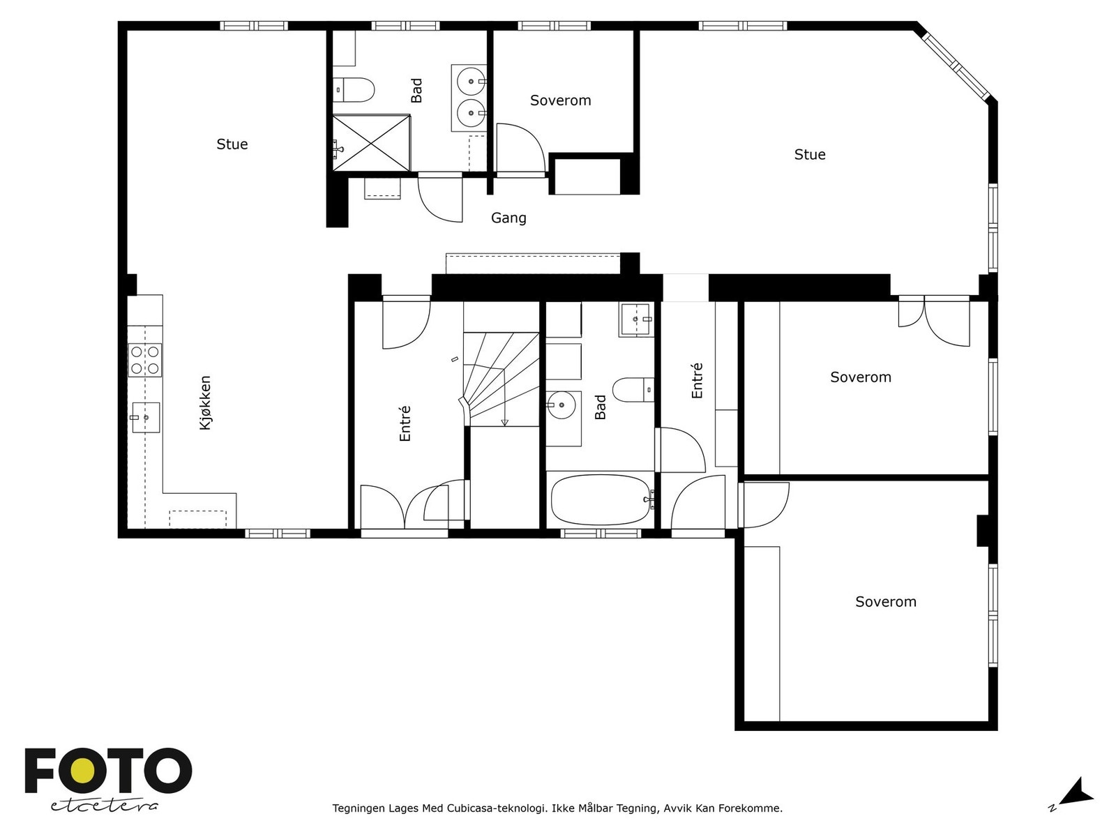 Plantegning Galleribilde