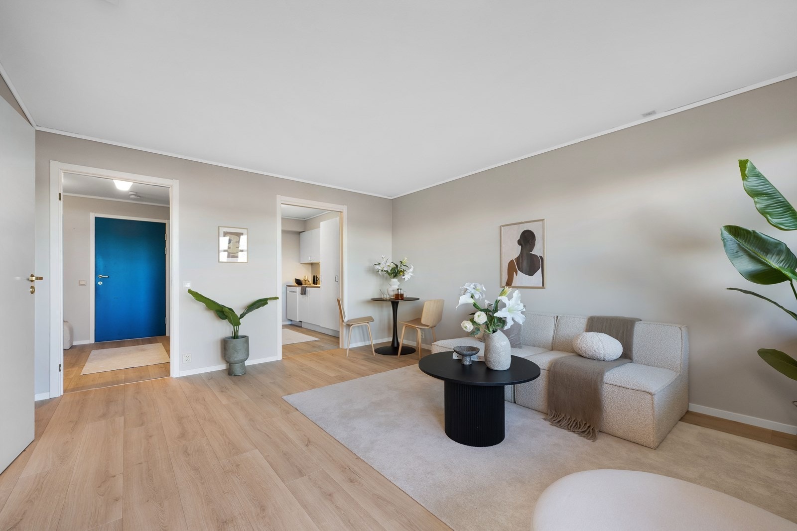 Rommets utforming gir muligheter til variert møblering. Galleribilde