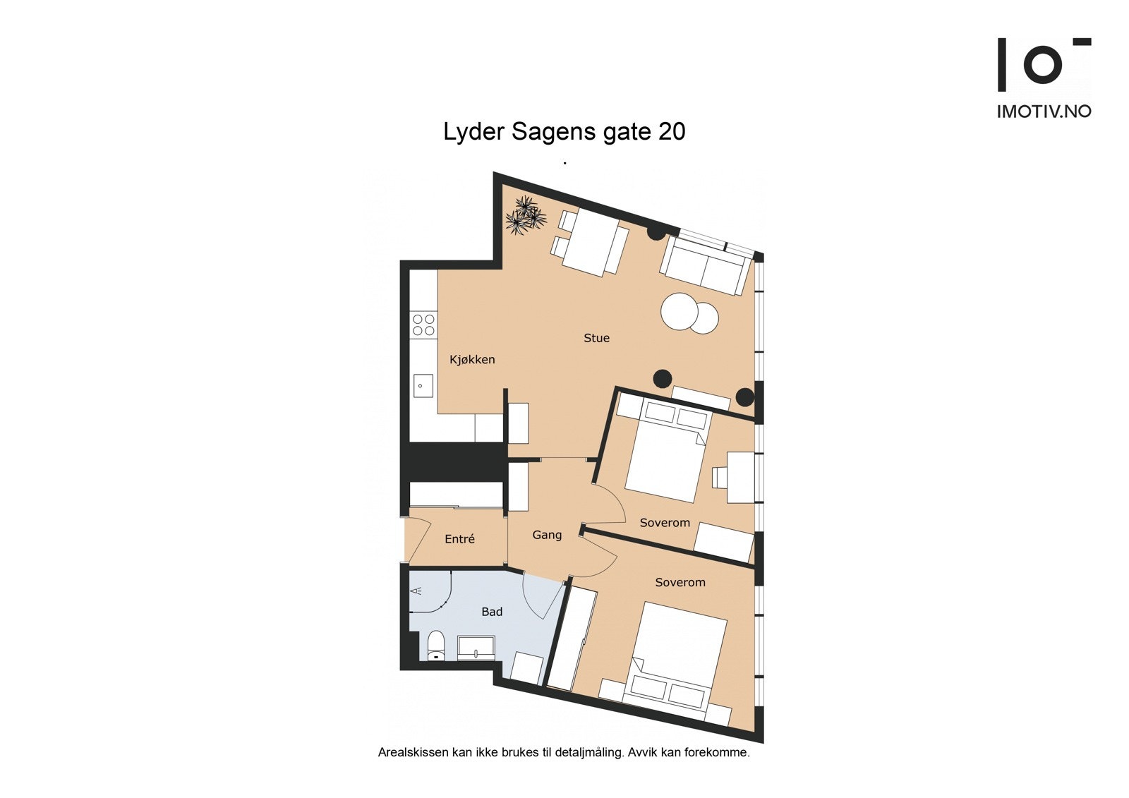 Leiligheten har en meget funksjonell og romslig planløsning. Galleribilde