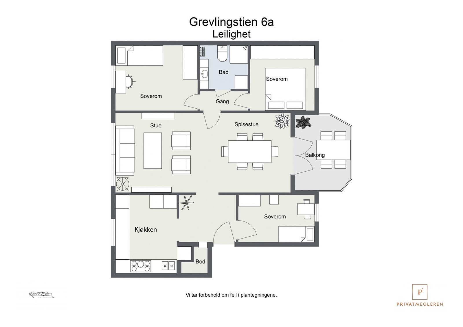 Plantegning Galleribilde