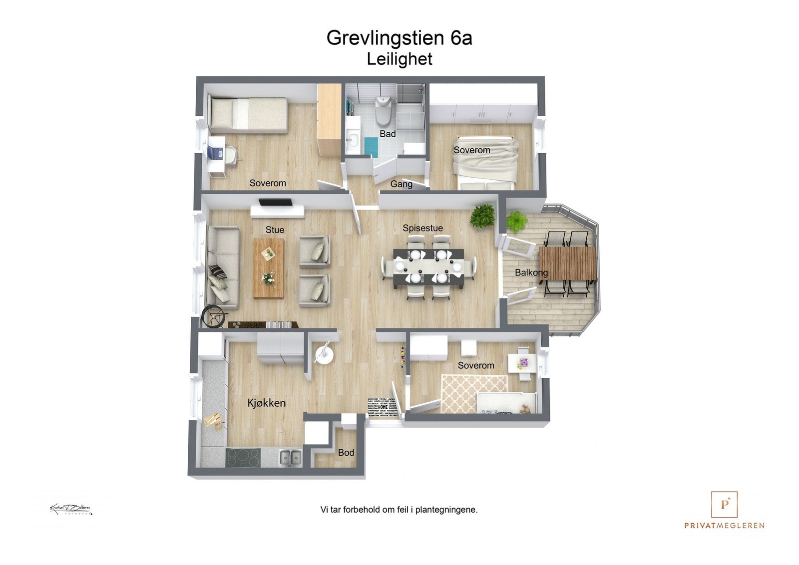 Plantegning Galleribilde