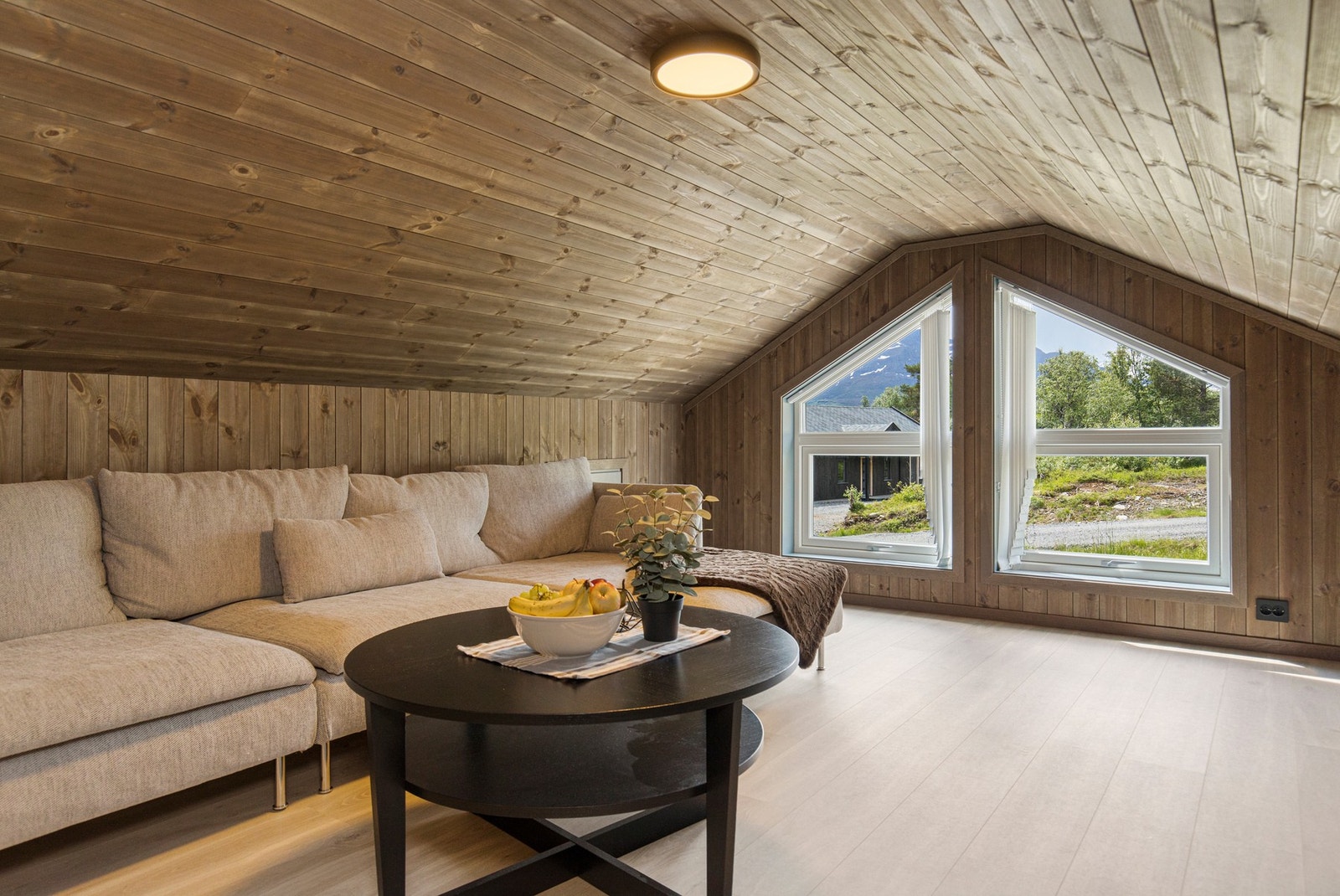 Kan innredes til en koselig stue. Galleribilde