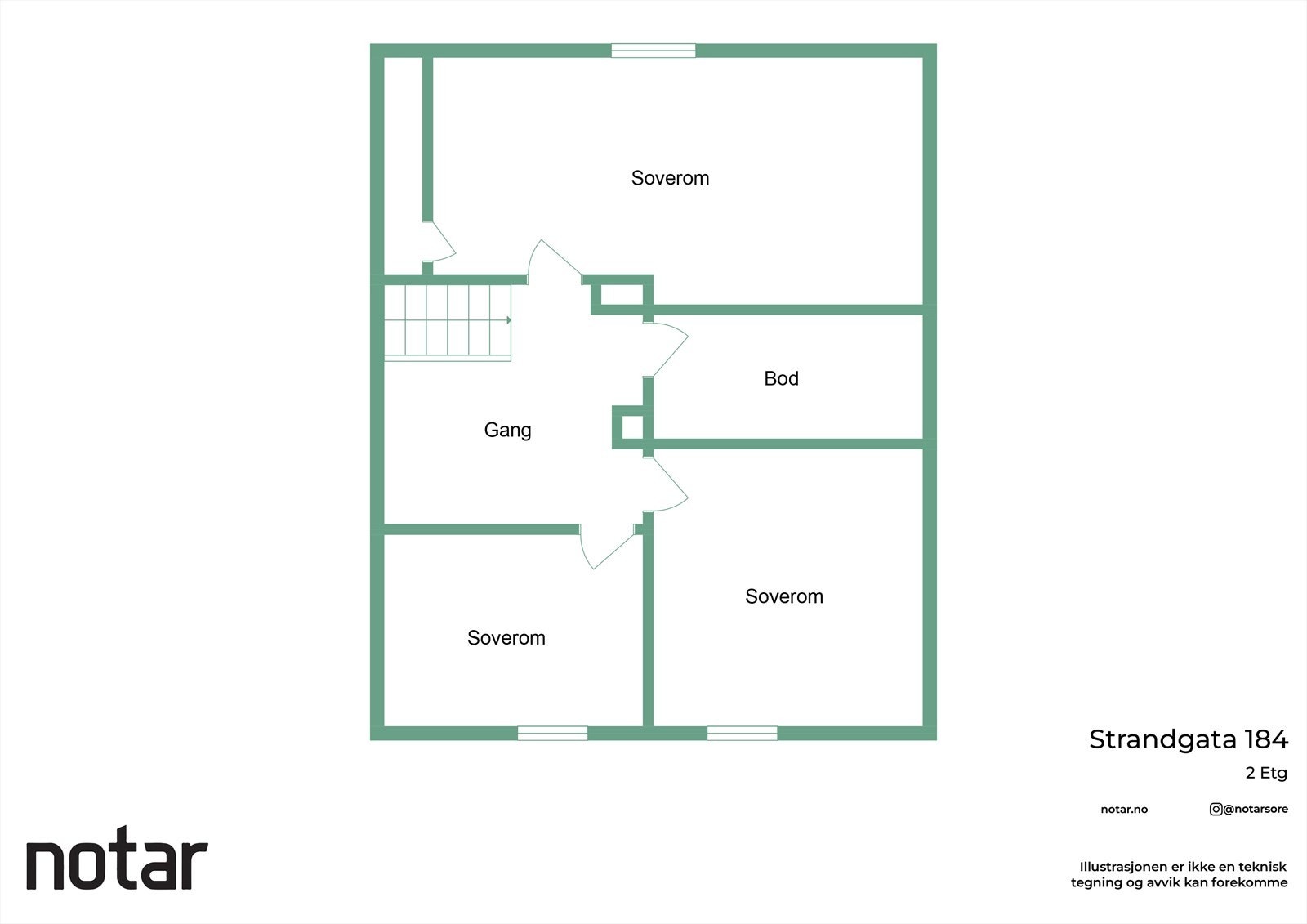 Plantegning - Loft Galleribilde
