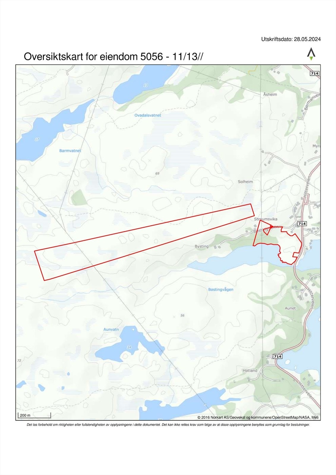 Oversiktskart Galleribilde