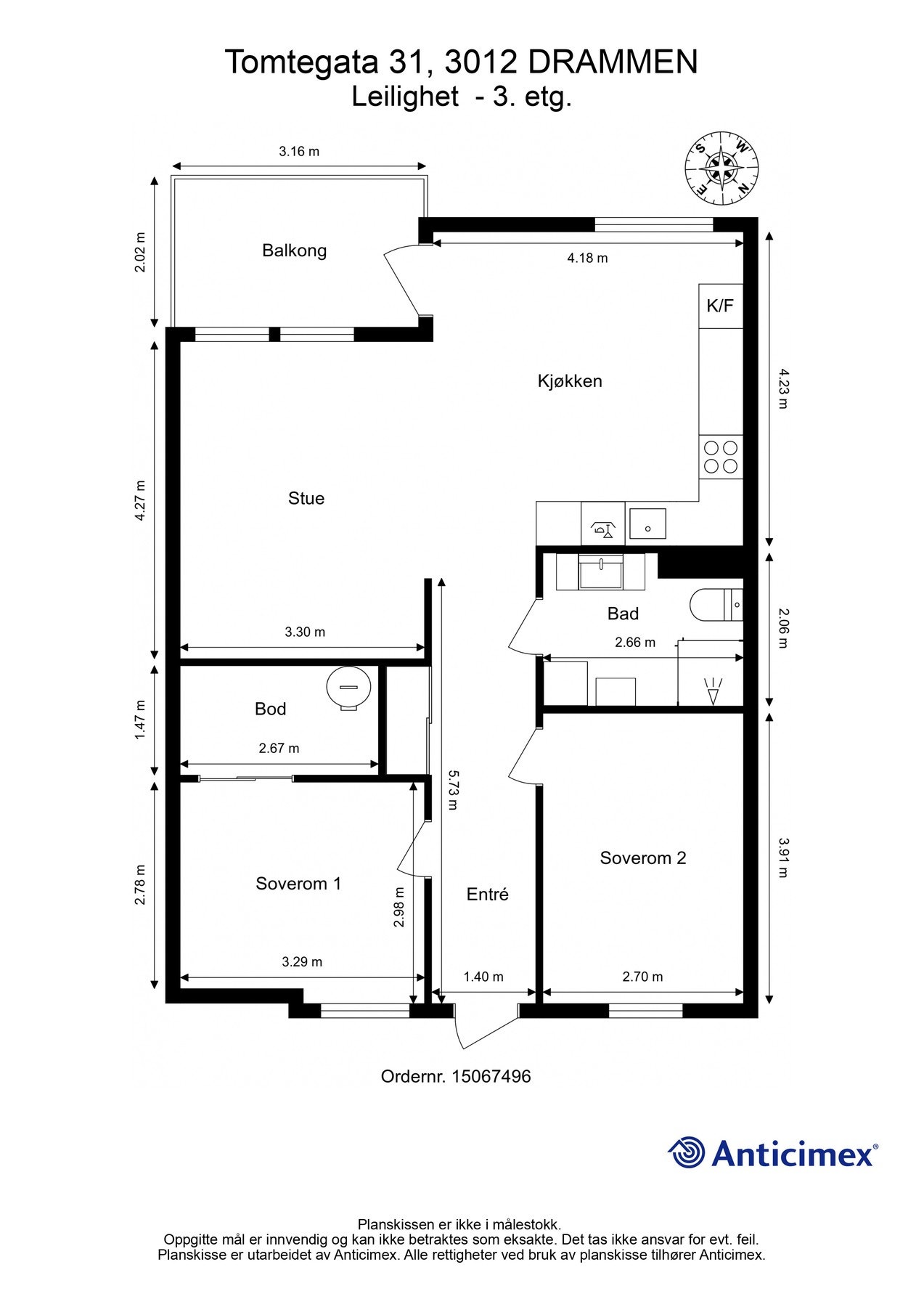 Plantegning Galleribilde