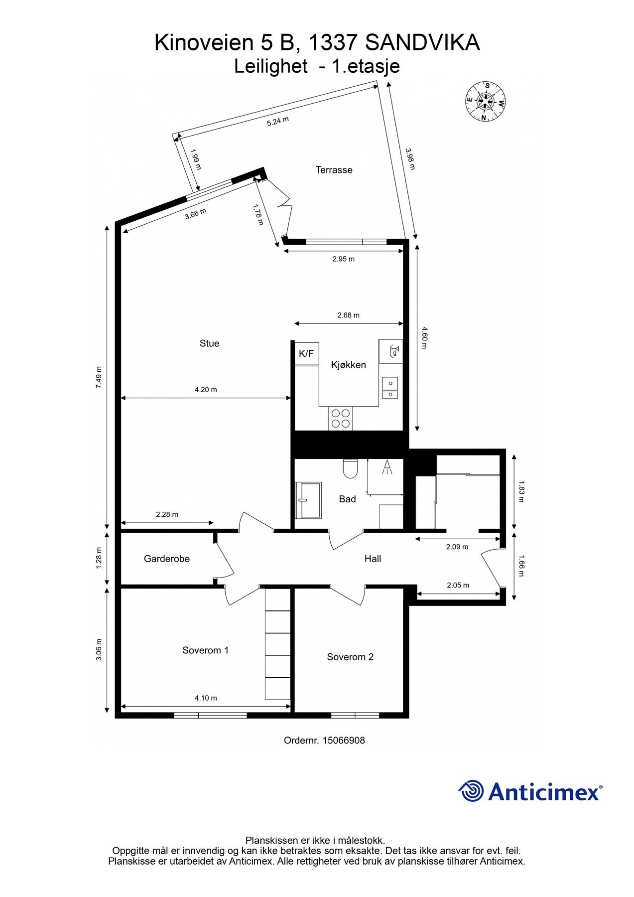 Plantegning Galleribilde