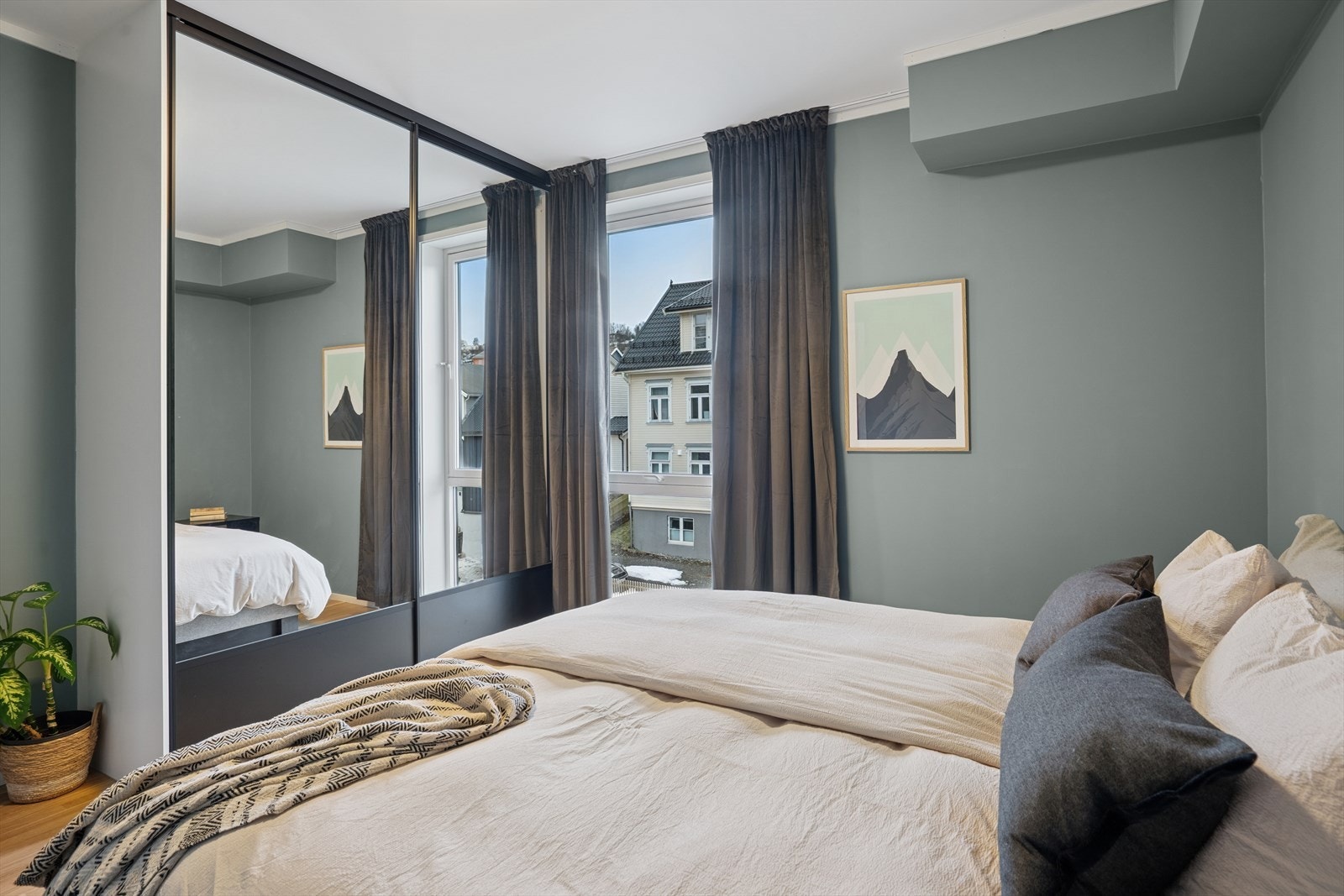 Det er etablert to soverom i leiligheten Galleribilde