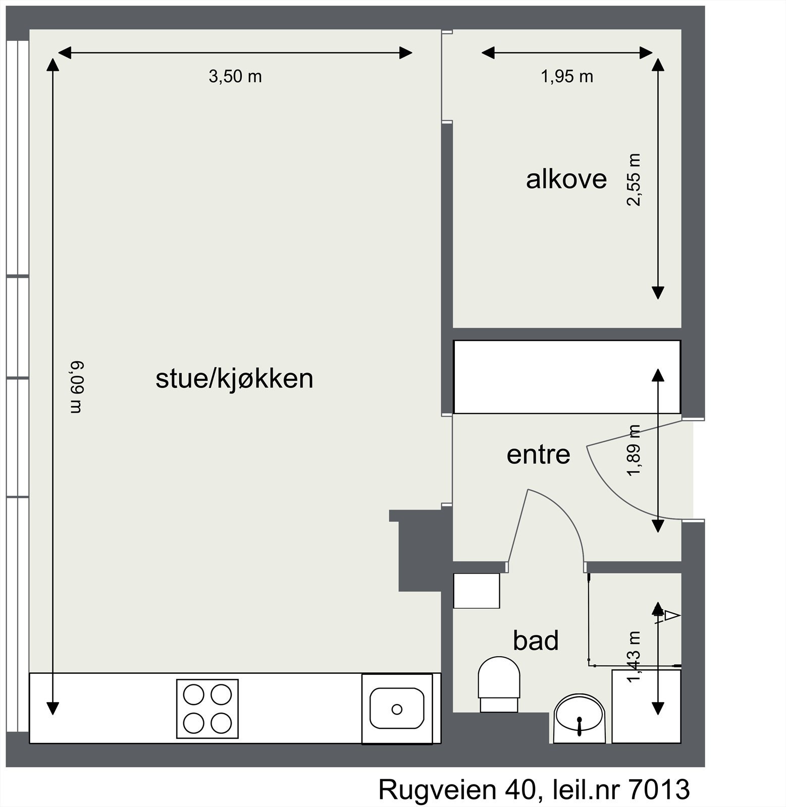 Plantegning Galleribilde