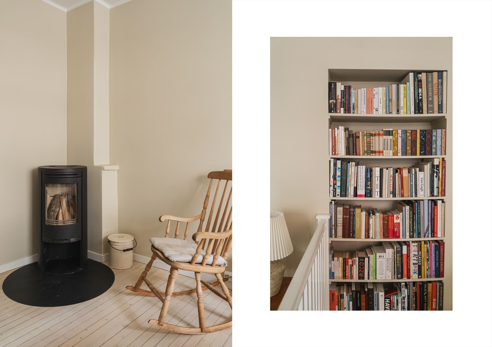 Deilig peis som avgir masse kos og varme til hele etasjen Galleribilde