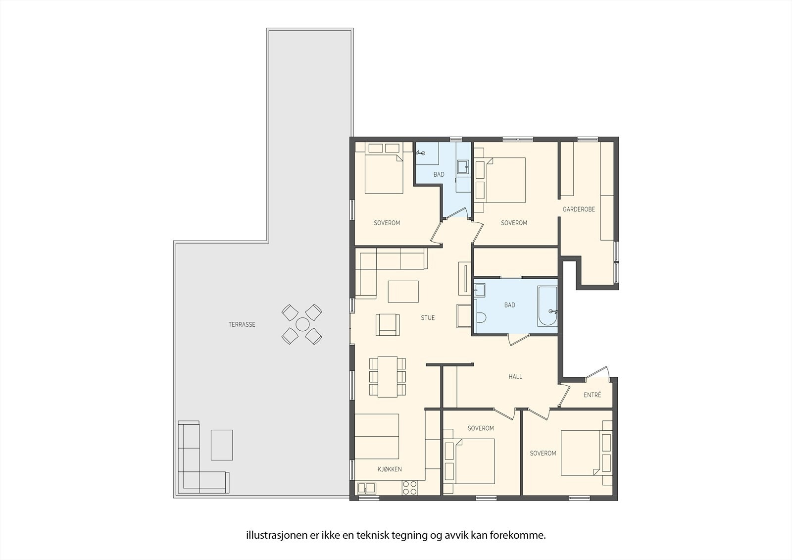 Plantegning Galleribilde