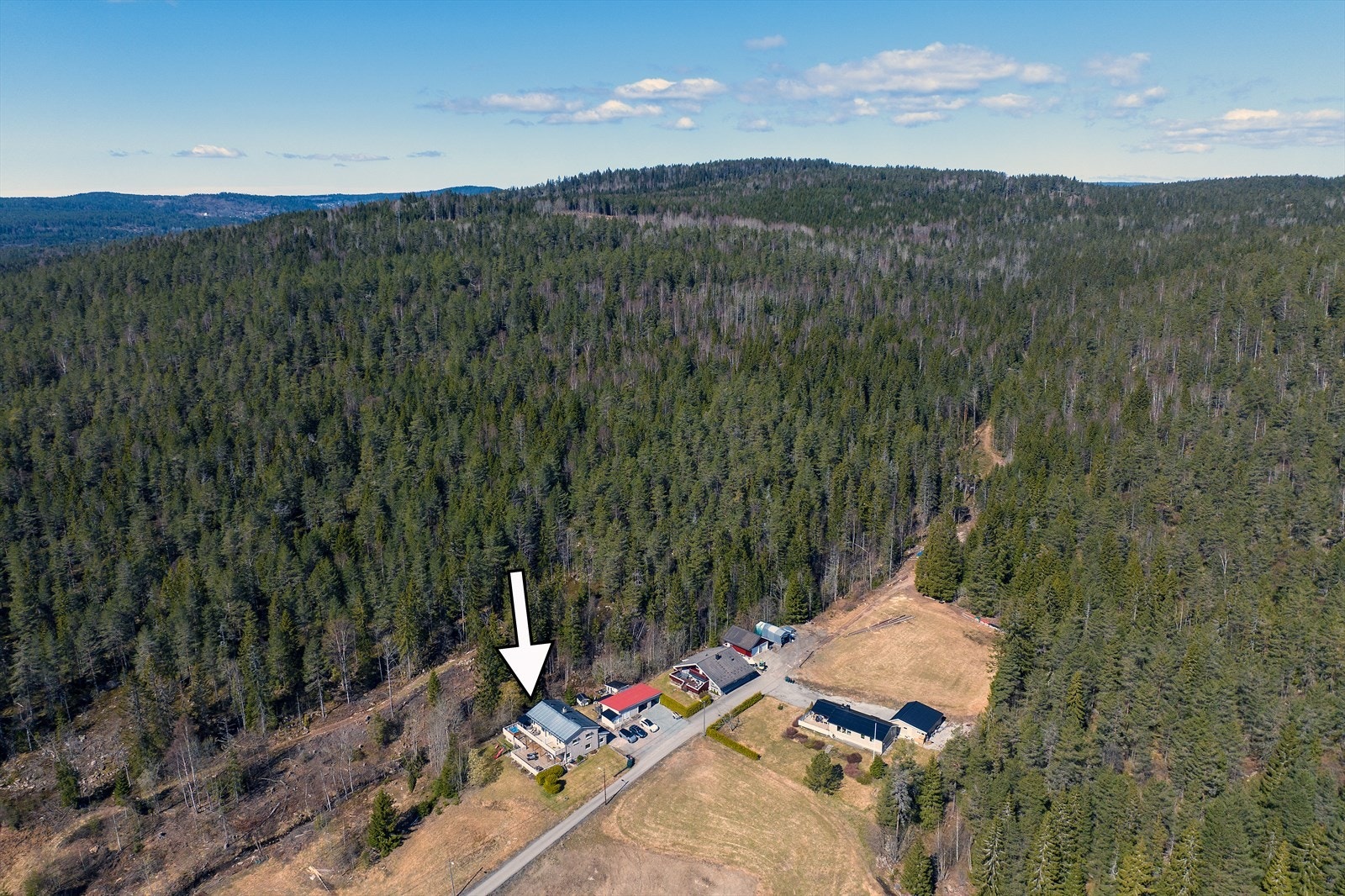 Dronebilde Galleribilde