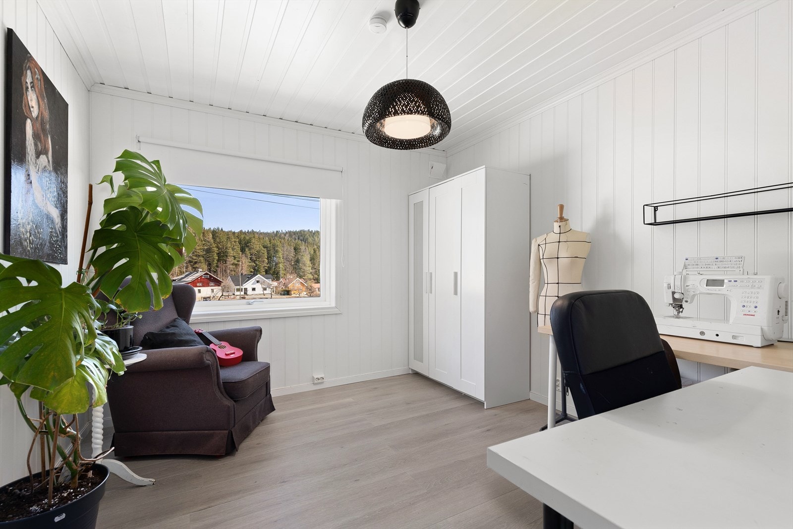 Soverom 3 blir i dag brukt som kontor Galleribilde