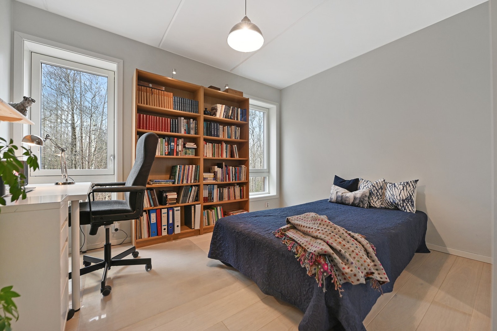 Leiligheten har tre soverom. Galleribilde