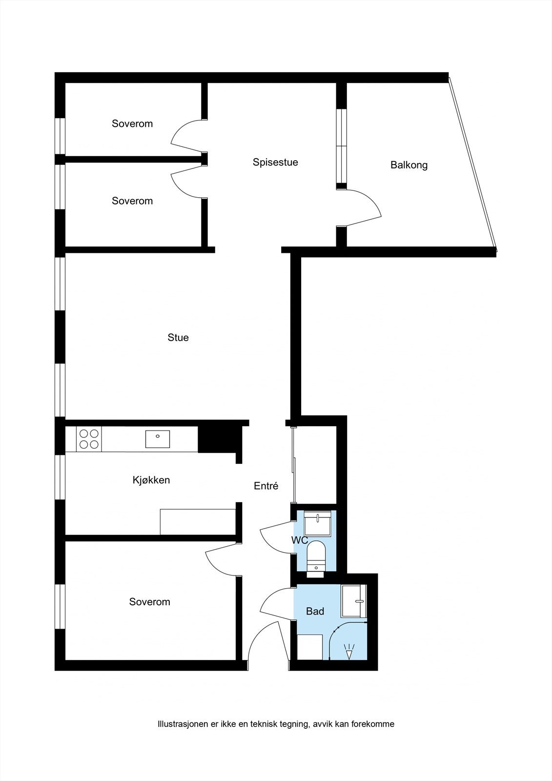 Planskisse Galleribilde