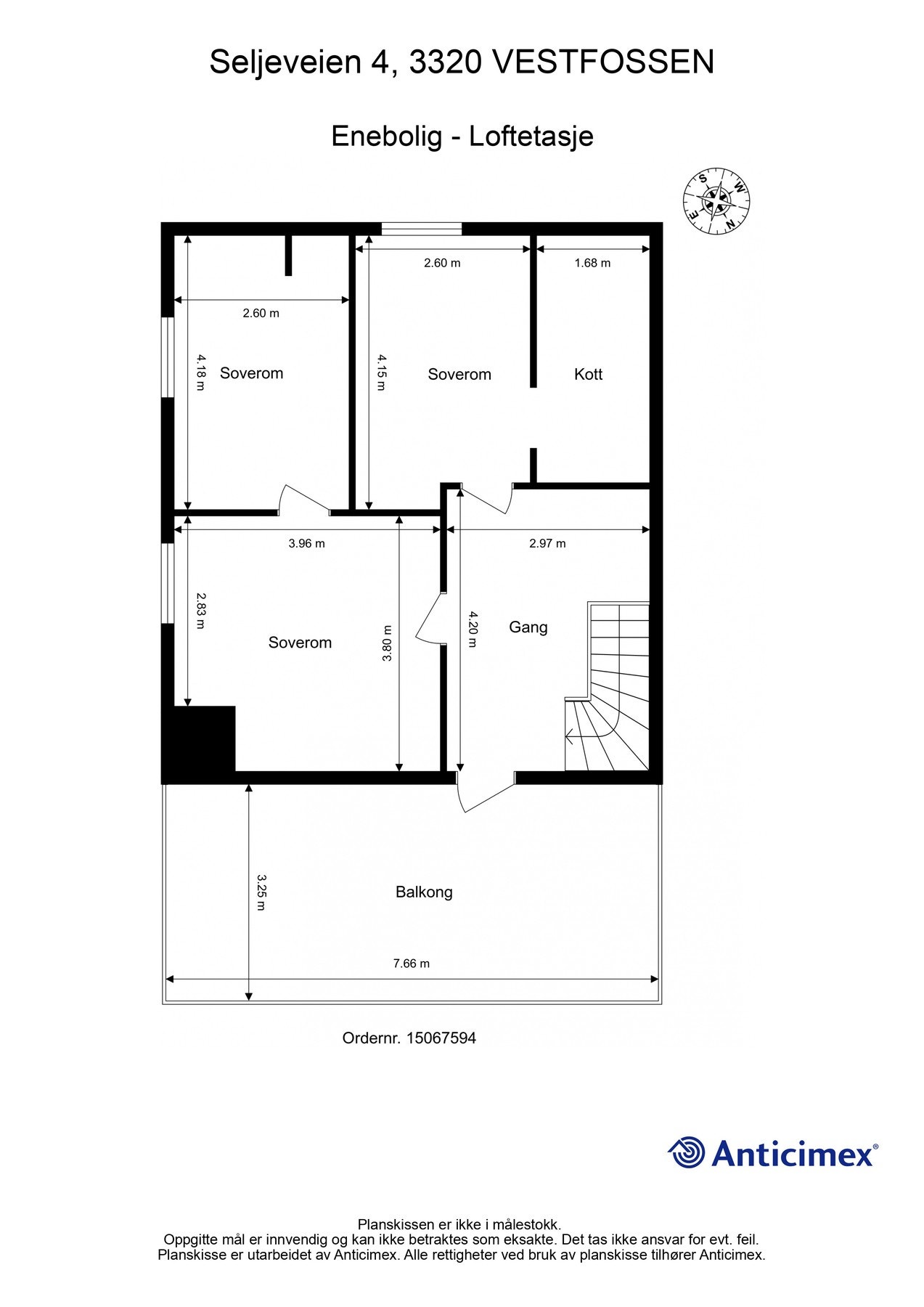 Plantegning 2. etasje Galleribilde