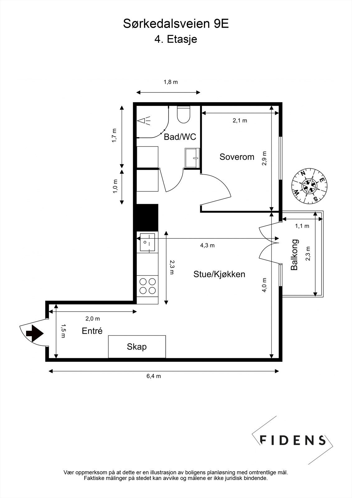 Plantegning Galleribilde