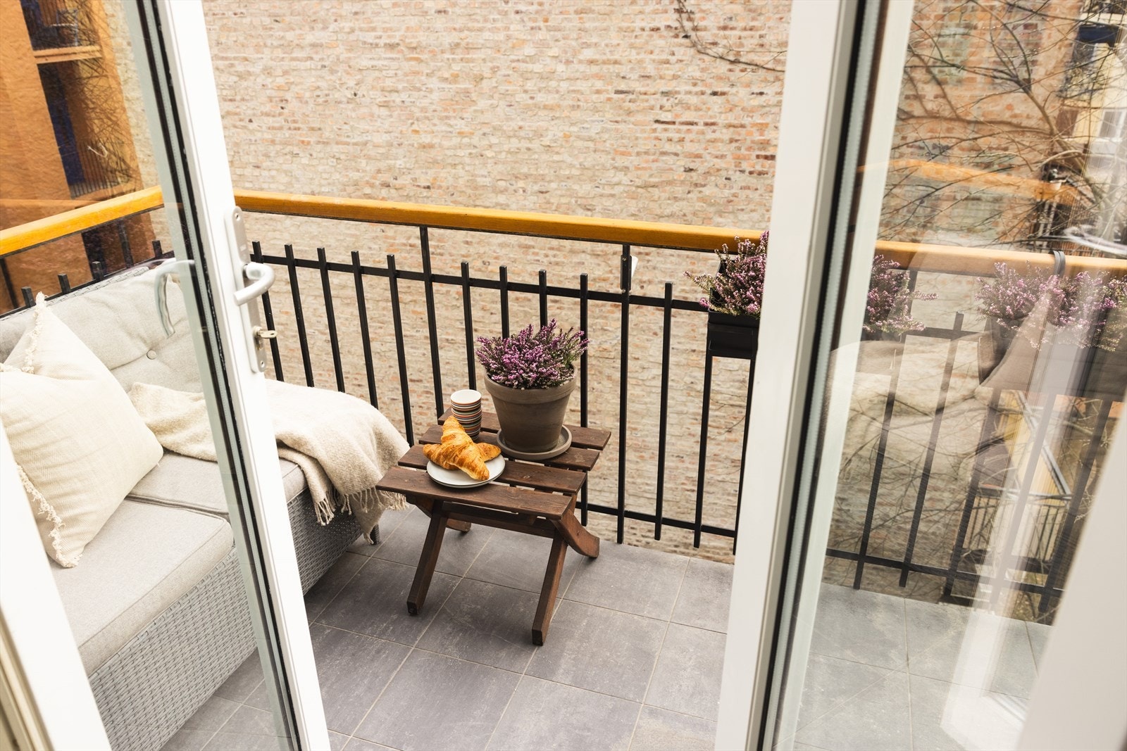 - Sydvendt balkong på ca. 4,3 kvm - Galleribilde
