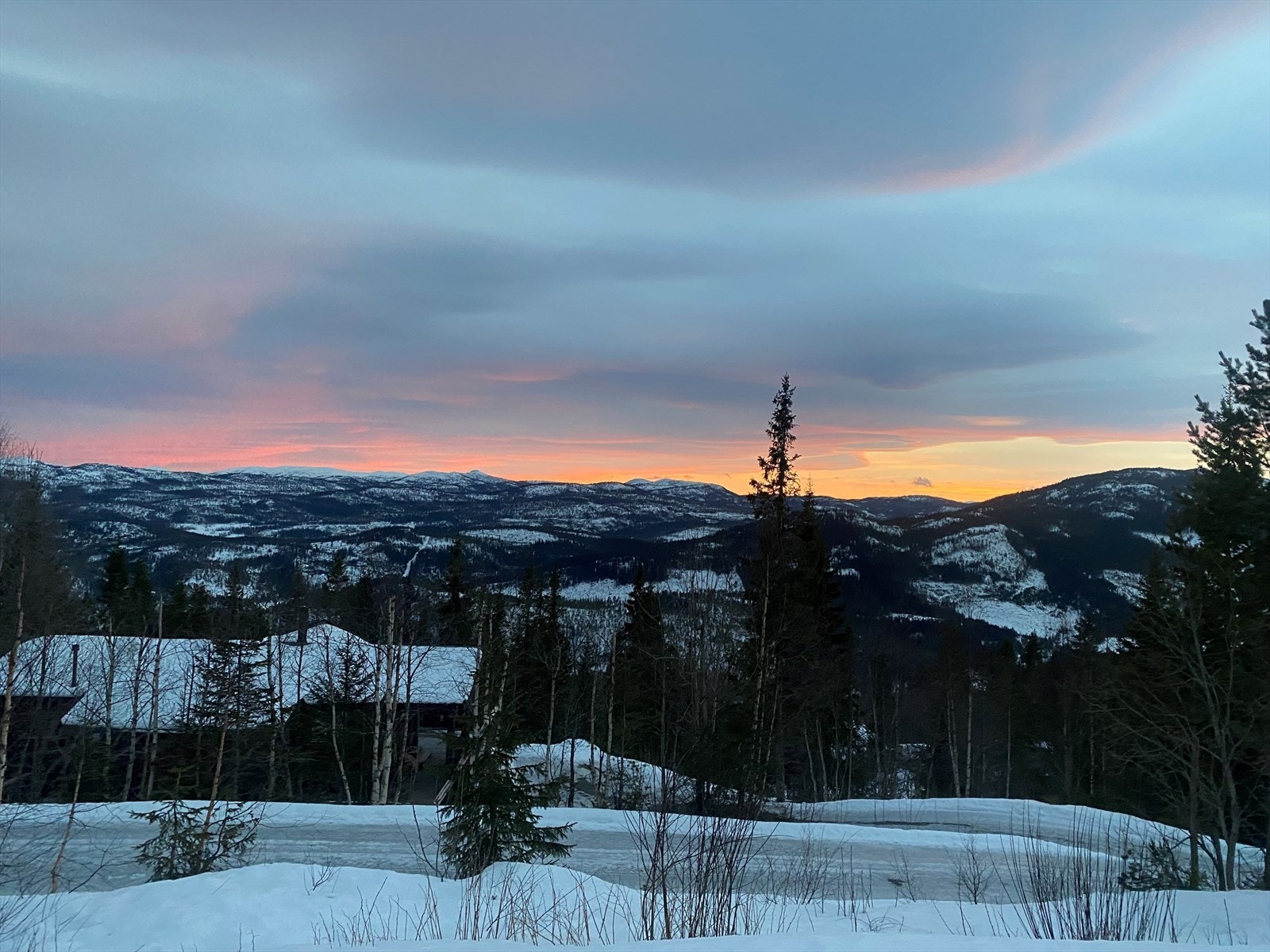 Utsikt fra hytta - Selgers bilde Galleribilde