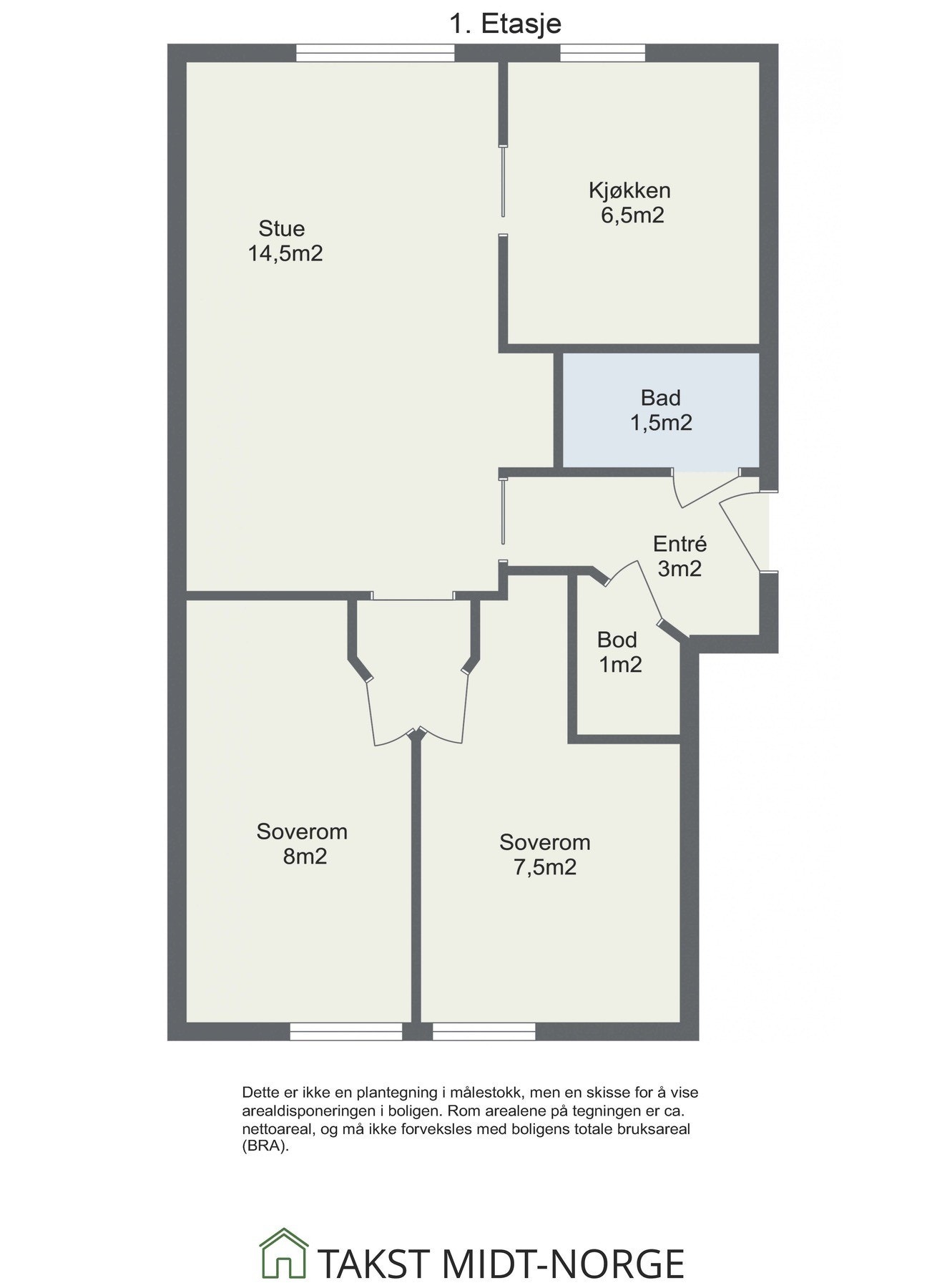 Plantegning. Galleribilde