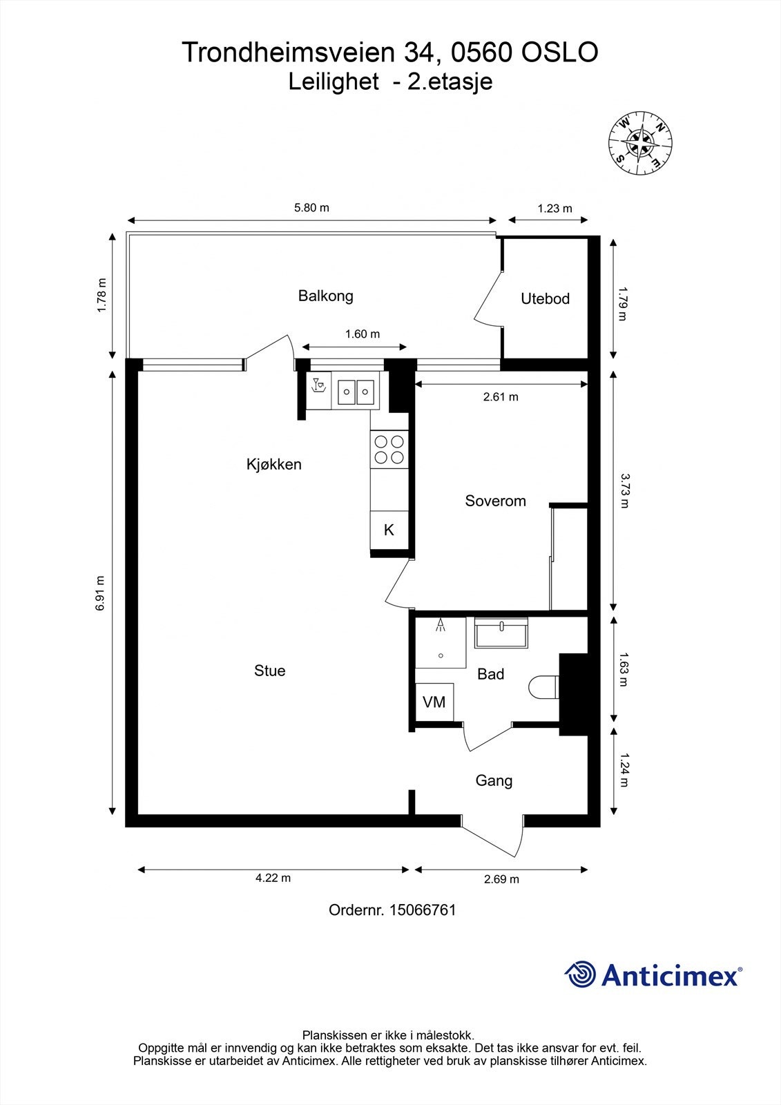 Plantegning Galleribilde