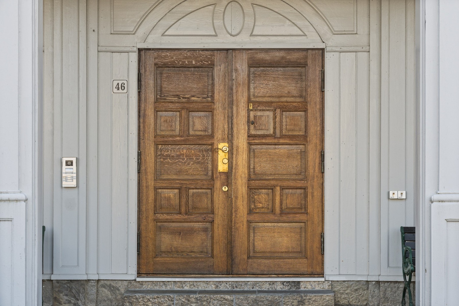 Herskapelig inngangsparti Galleribilde