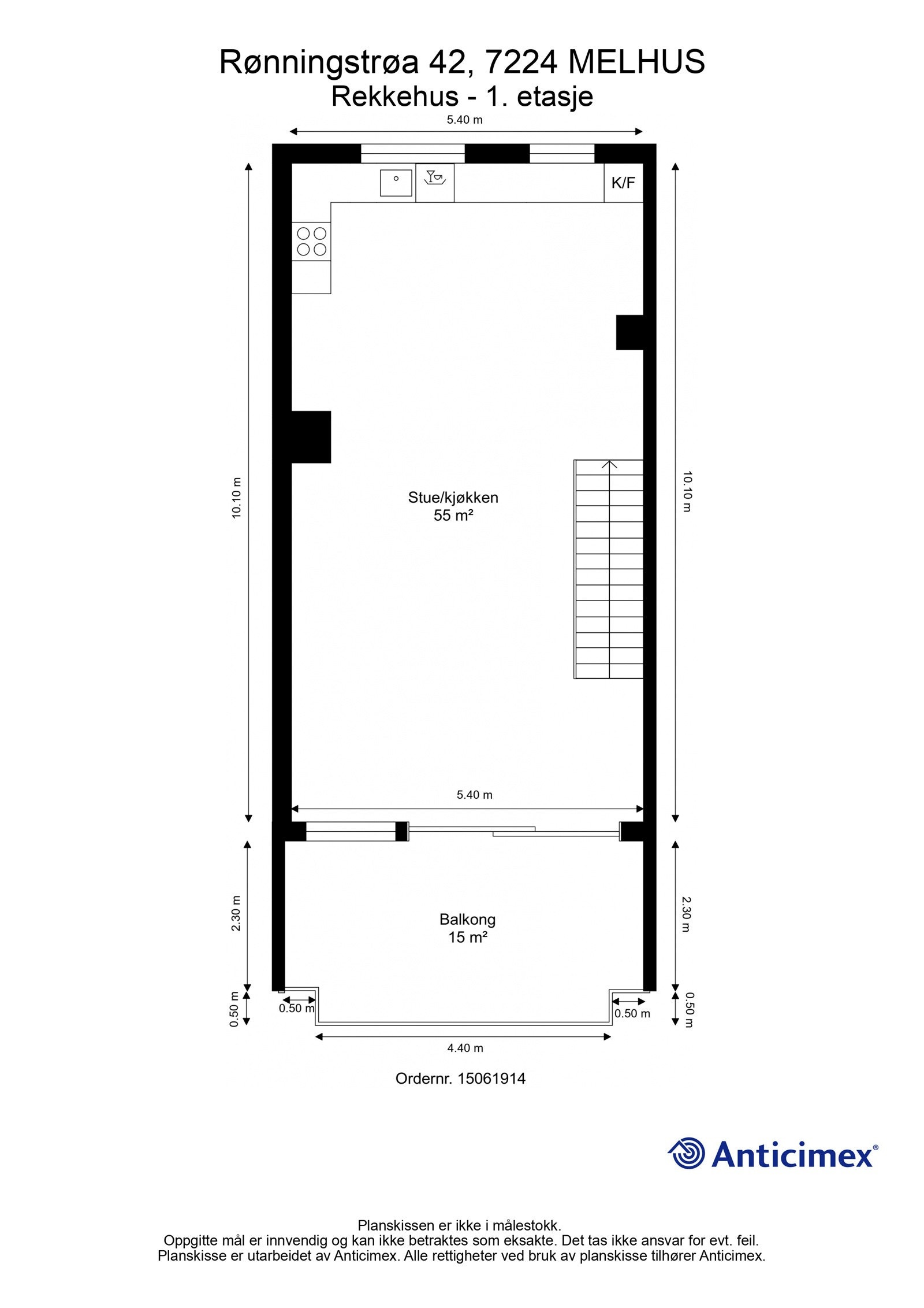 Plantegning 2. etasje Galleribilde