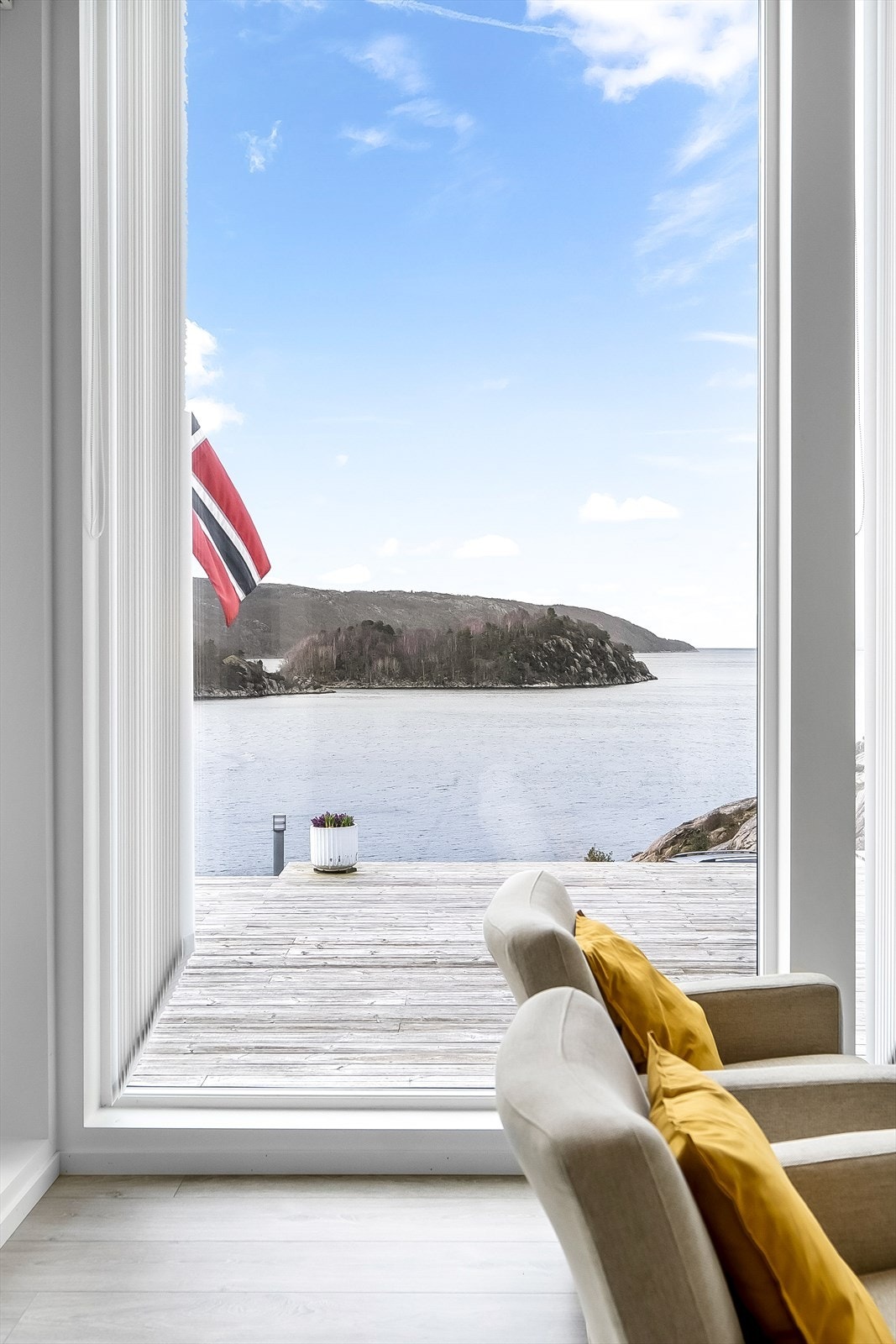 Utsikt fra stue Galleribilde