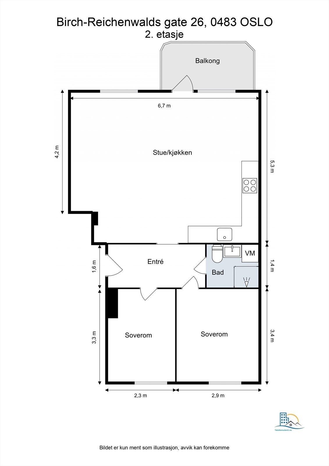 Plantegning Galleribilde
