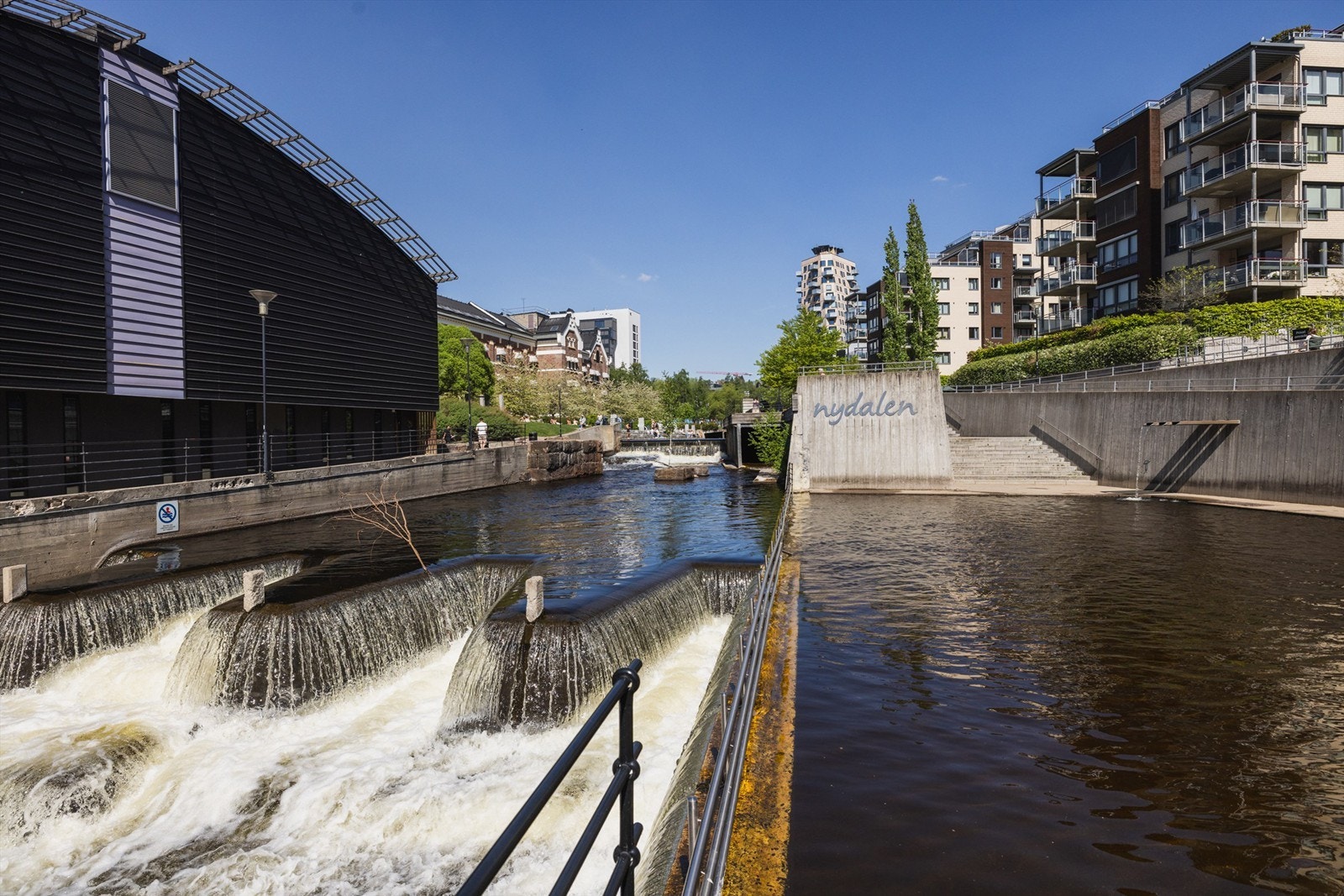 Langs Akerselven finner du også fine badeplasser på sommerstid. Galleribilde