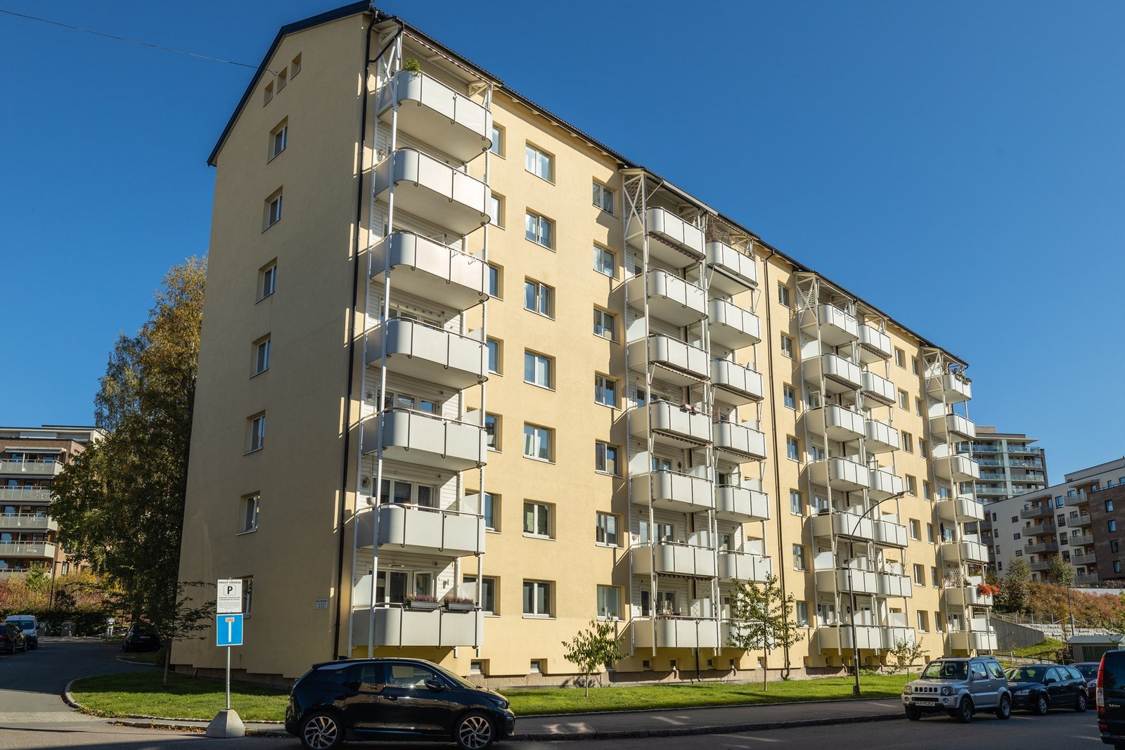 Byggets fasade. Galleribilde