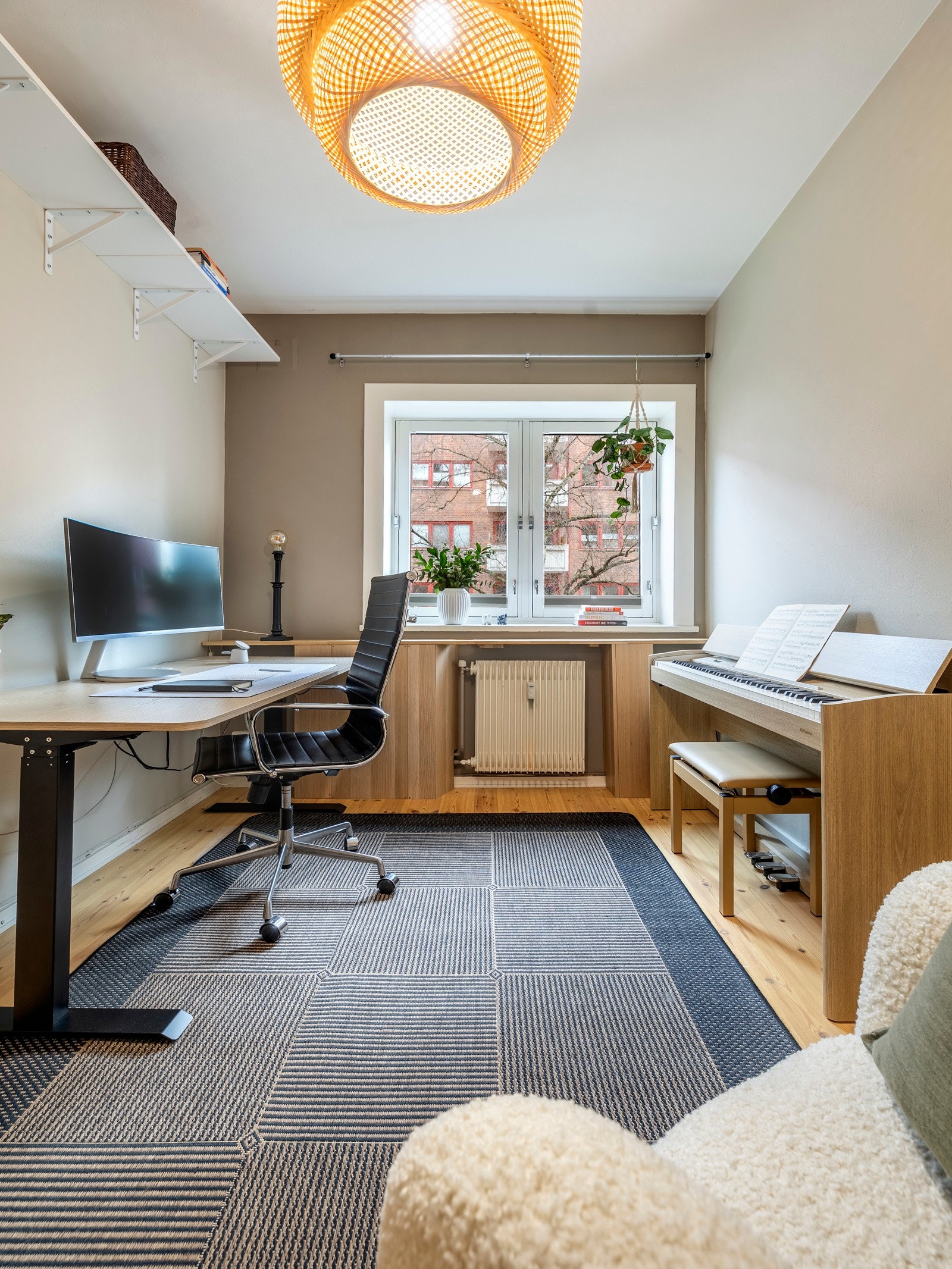 Dette rommet er ideelt som et barnerom, gjesterom eller kontor. Galleribilde