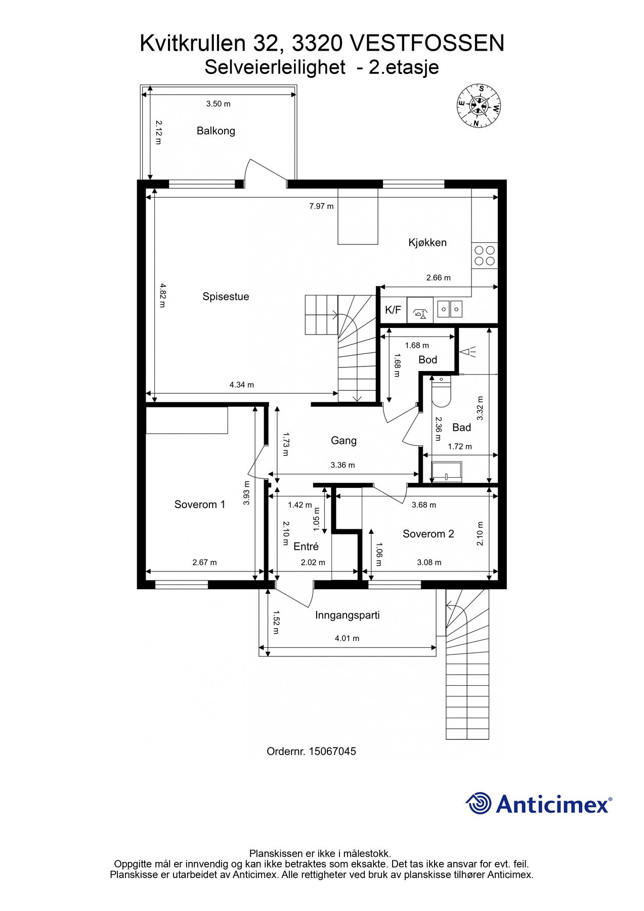 Plantegning 1. etasje Galleribilde