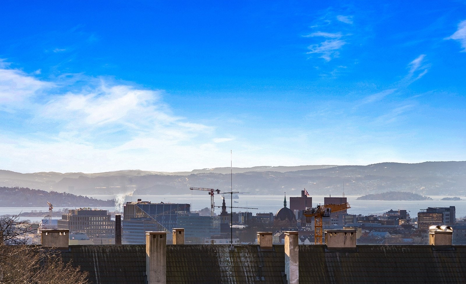 Utsikt over byen. Med trikk nr 17 og buss 31 er du i sentrum på 10 min. Galleribilde