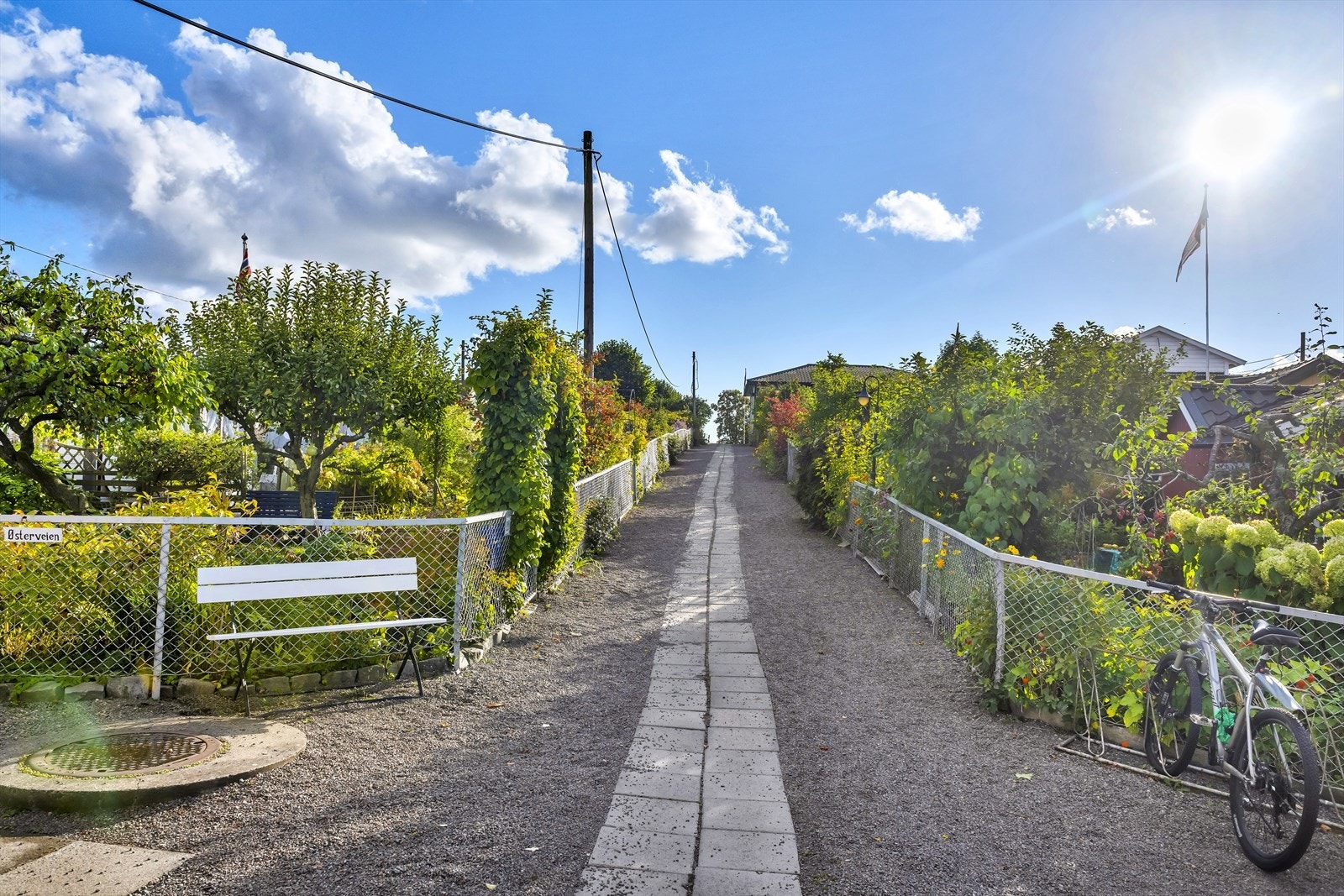 Rodeløkka kolonihage ligger like ved. Her føles det som på landet. Du kan være i parken nesten helt alene. Galleribilde