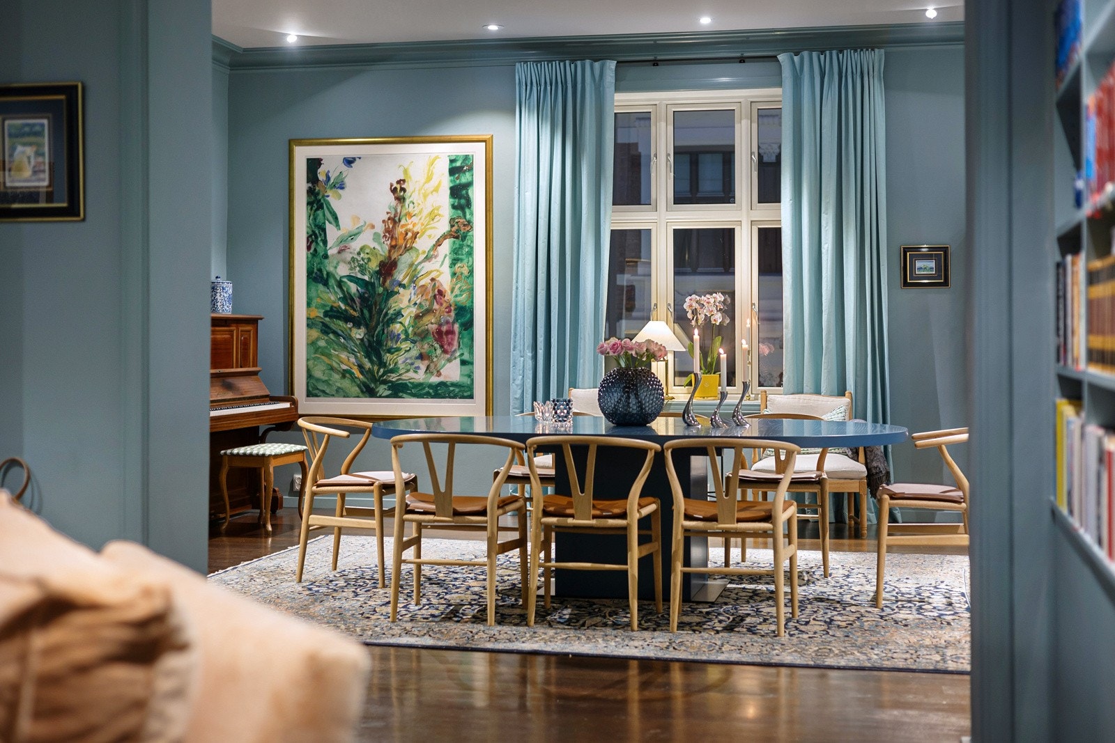 Den andre stuen brukes i dag som spisestue. Galleribilde