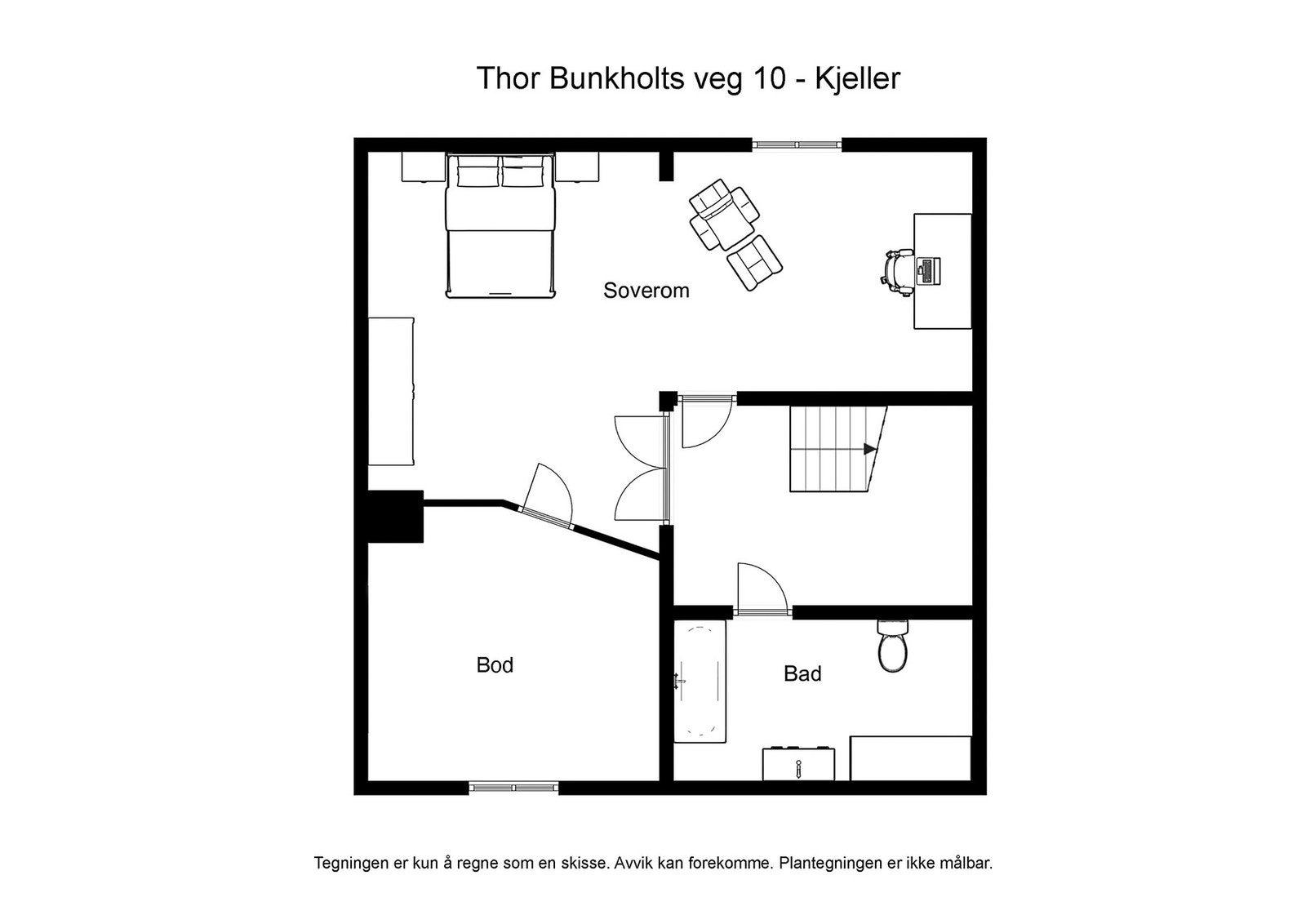 Plantegning Kjeller Galleribilde