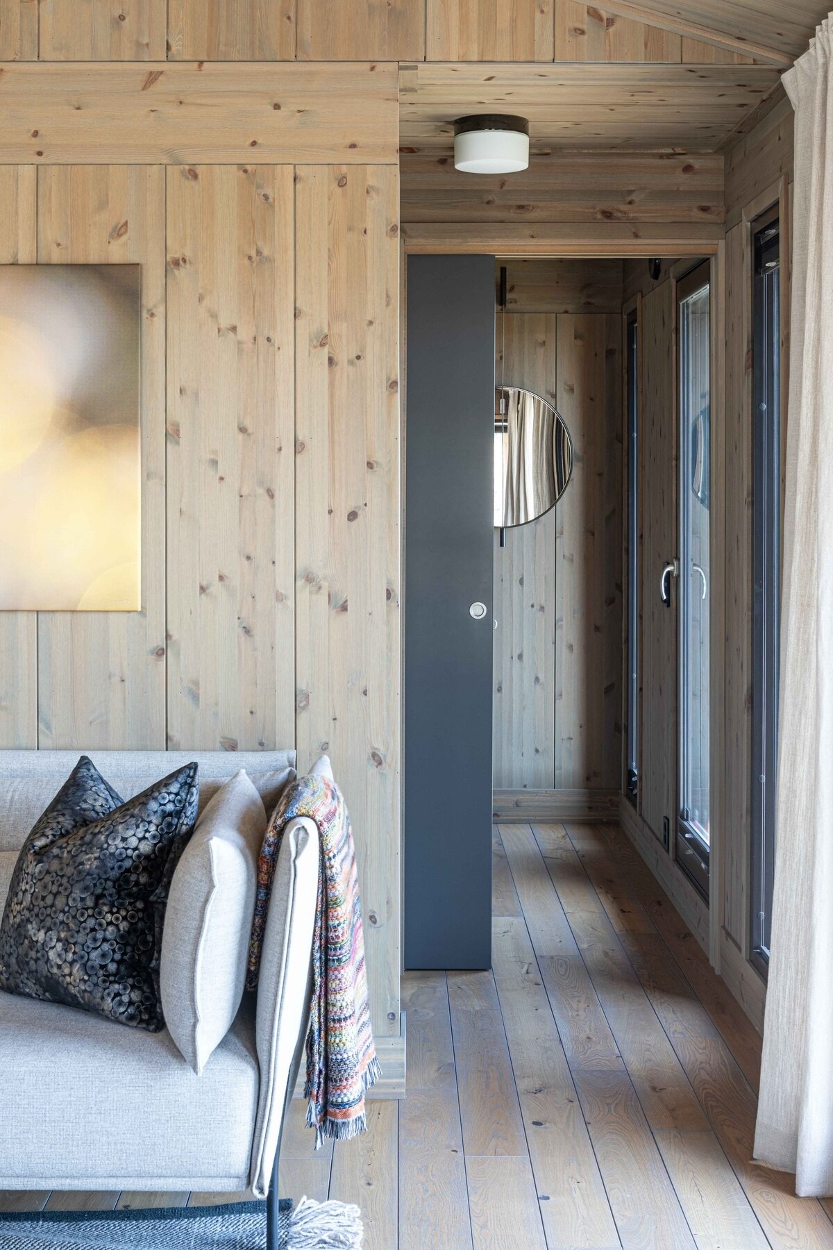 Foto fra stuedel fra visningshytte, modell Vy26CTH. Galleribilde