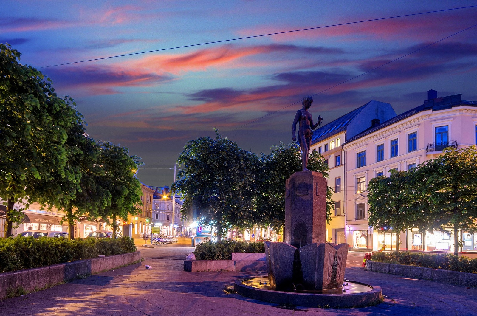 Valkyrien Plass i Bogstadveien. Galleribilde