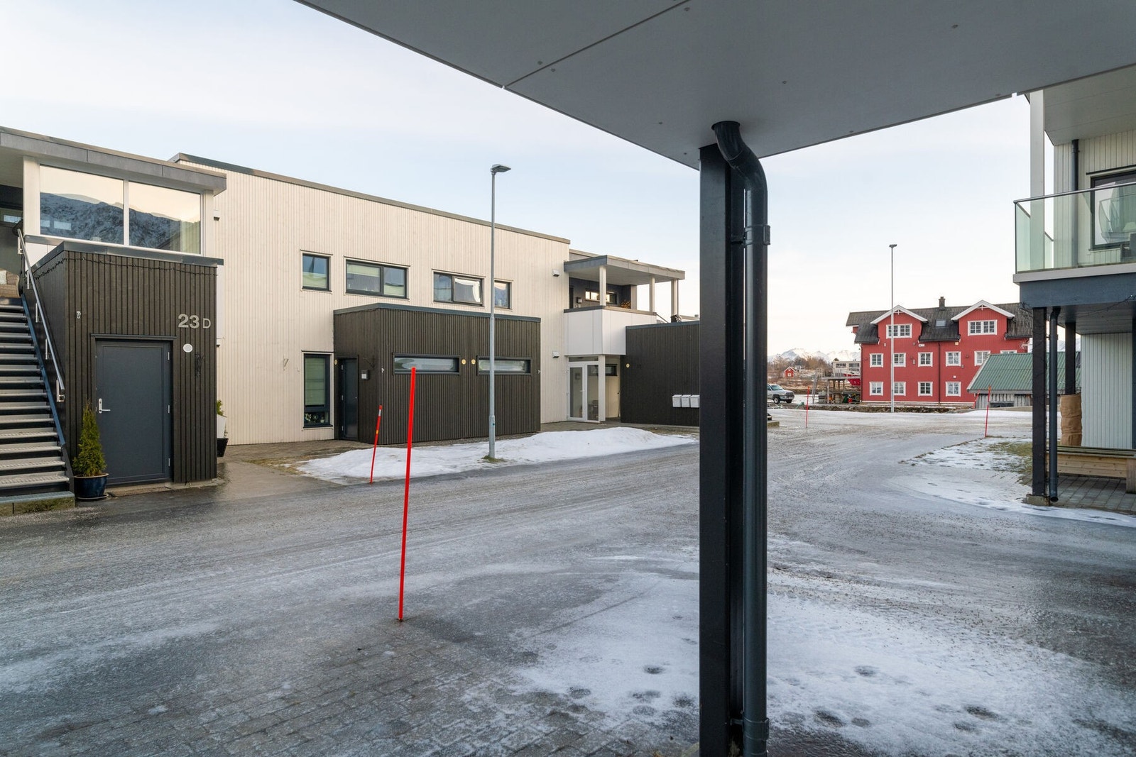 Utsikt fra terrassen. Galleribilde