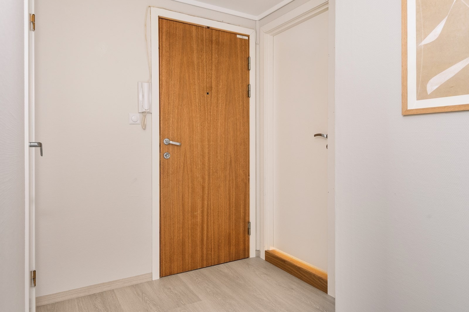 Leilighetens inngangsparti. Galleribilde