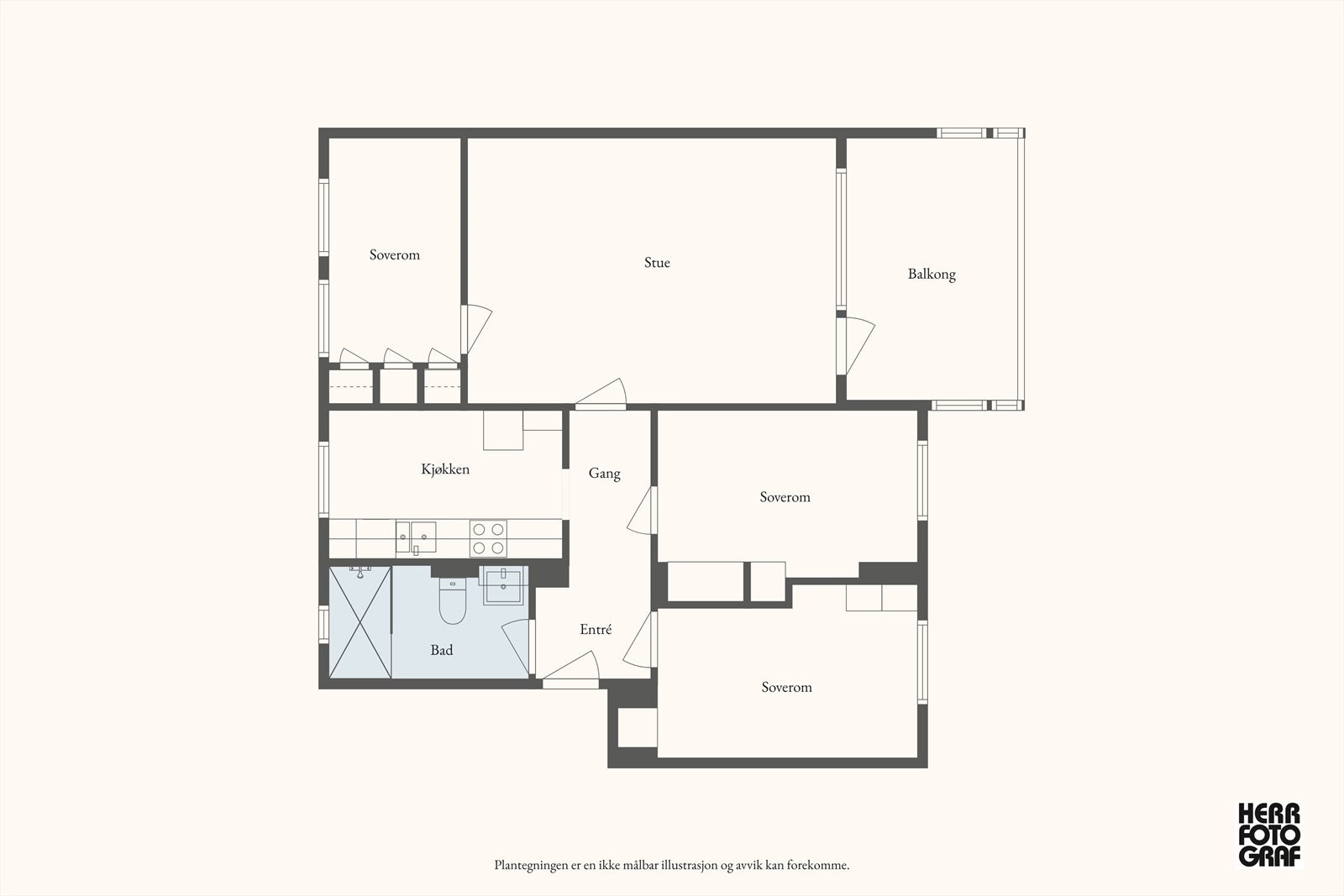 Plantegning. Galleribilde