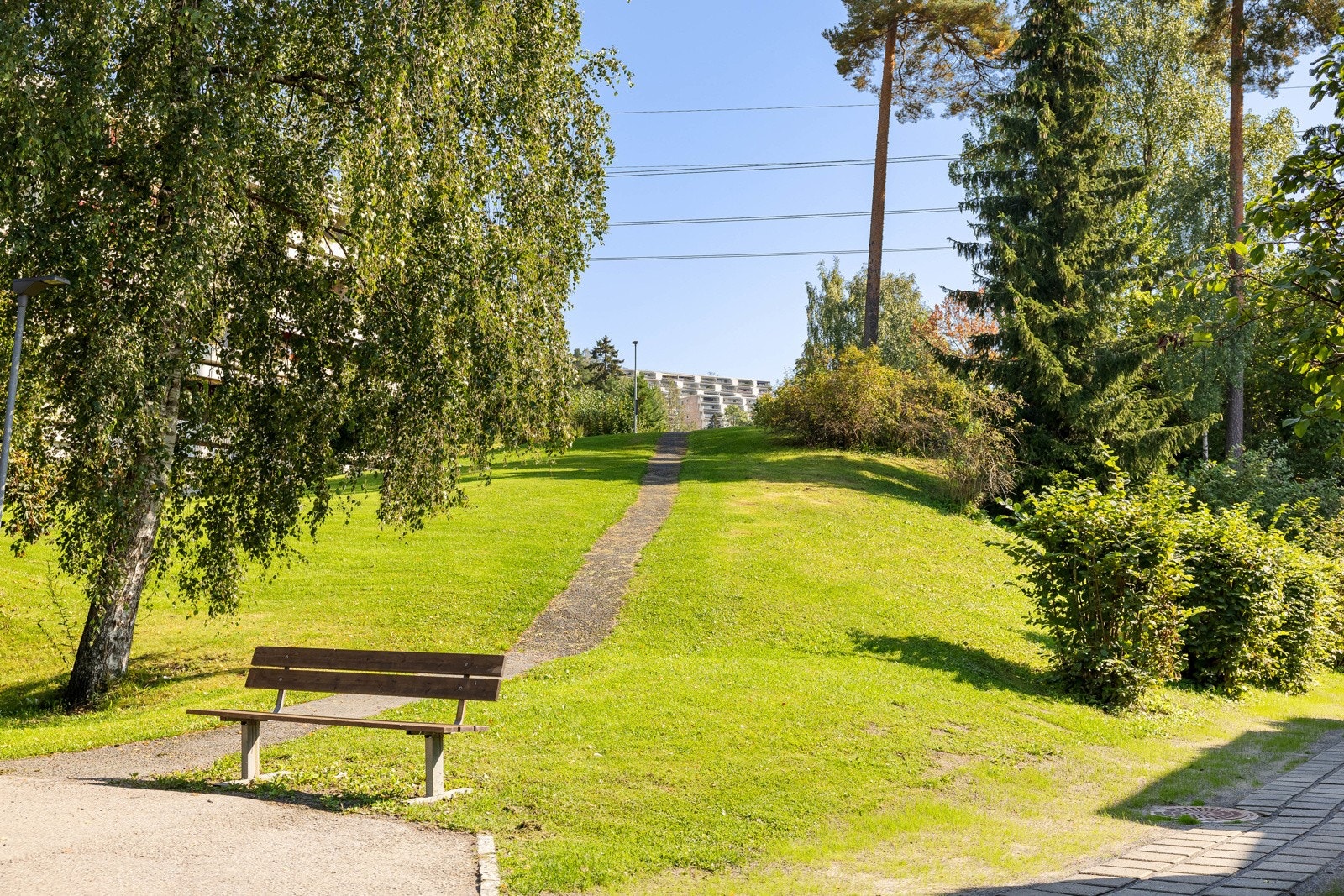 Veldrevet borettslag med store flotte uteområder. Galleribilde