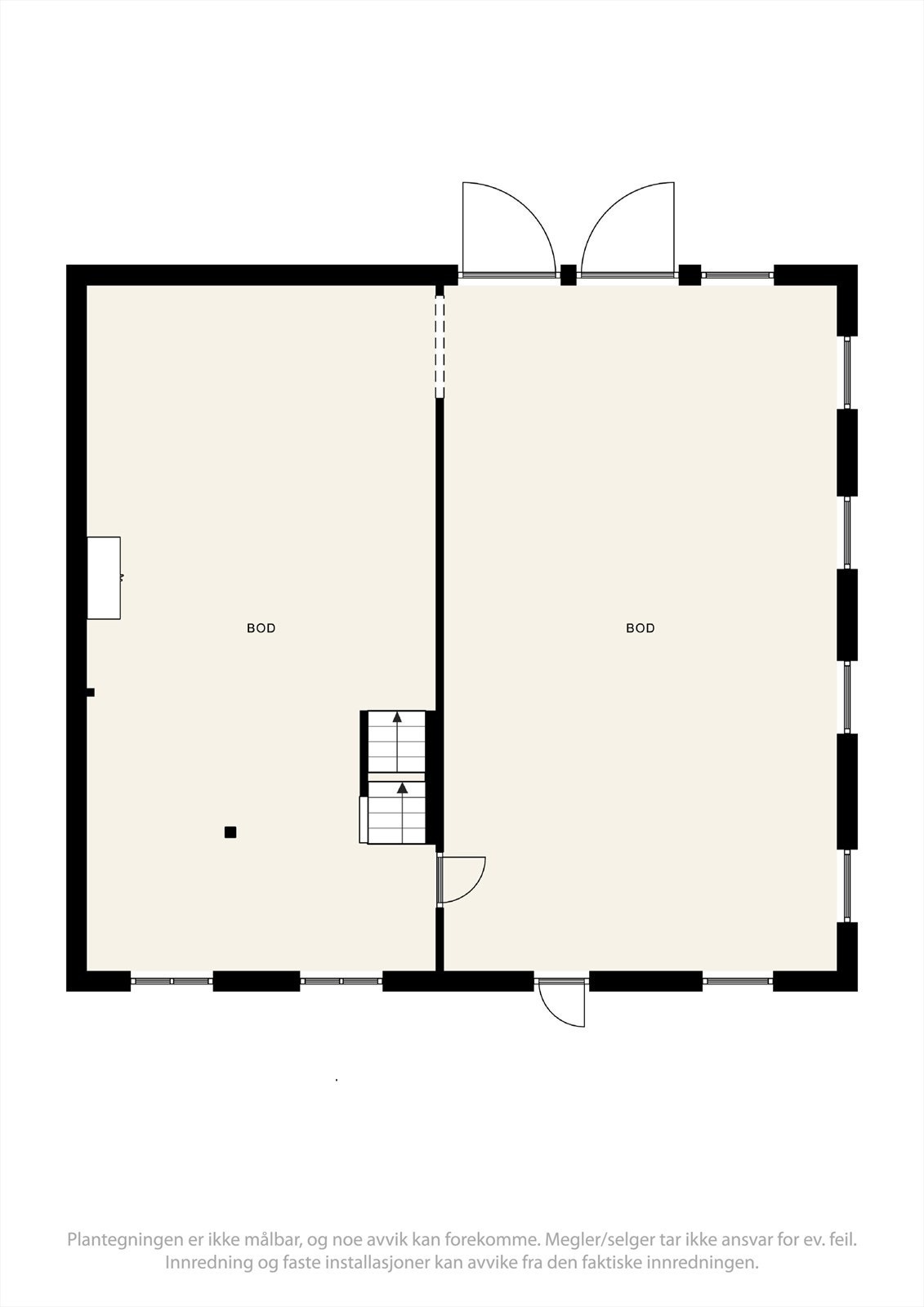 Plantegning 1.etg Galleribilde