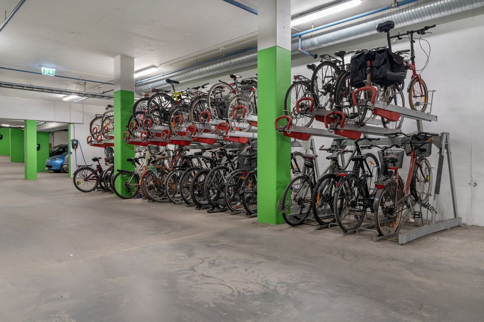 Sykkelparkering. Galleribilde