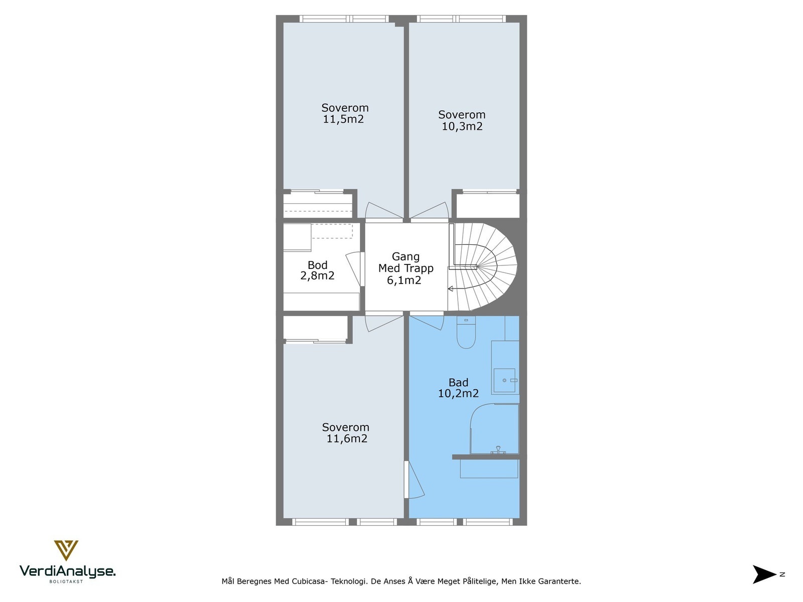 Planskisse 2.etasje. Galleribilde