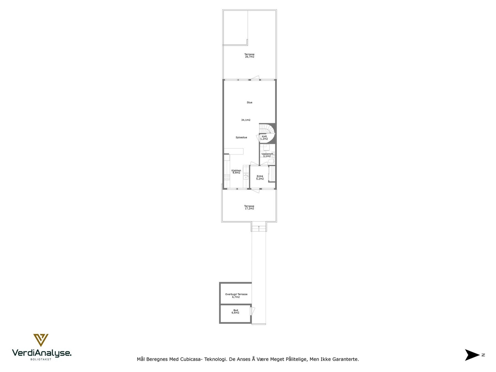 Planskisse 1.etasje. Galleribilde