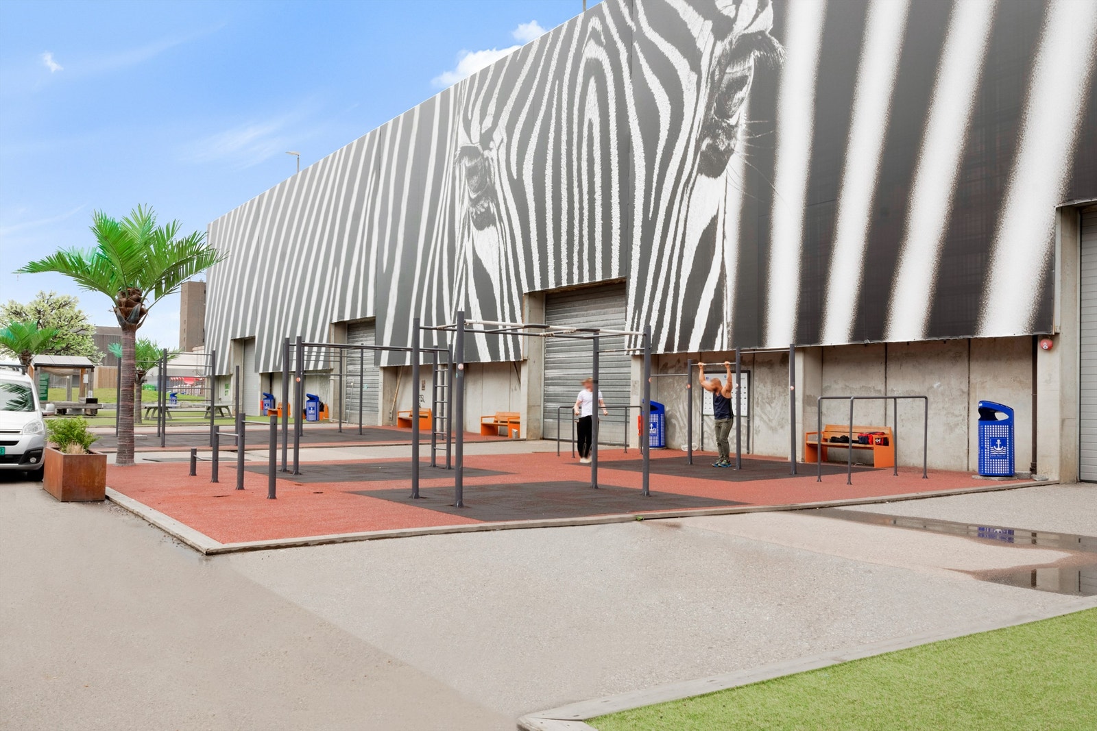 Utegym etc. på Filipstad. Galleribilde